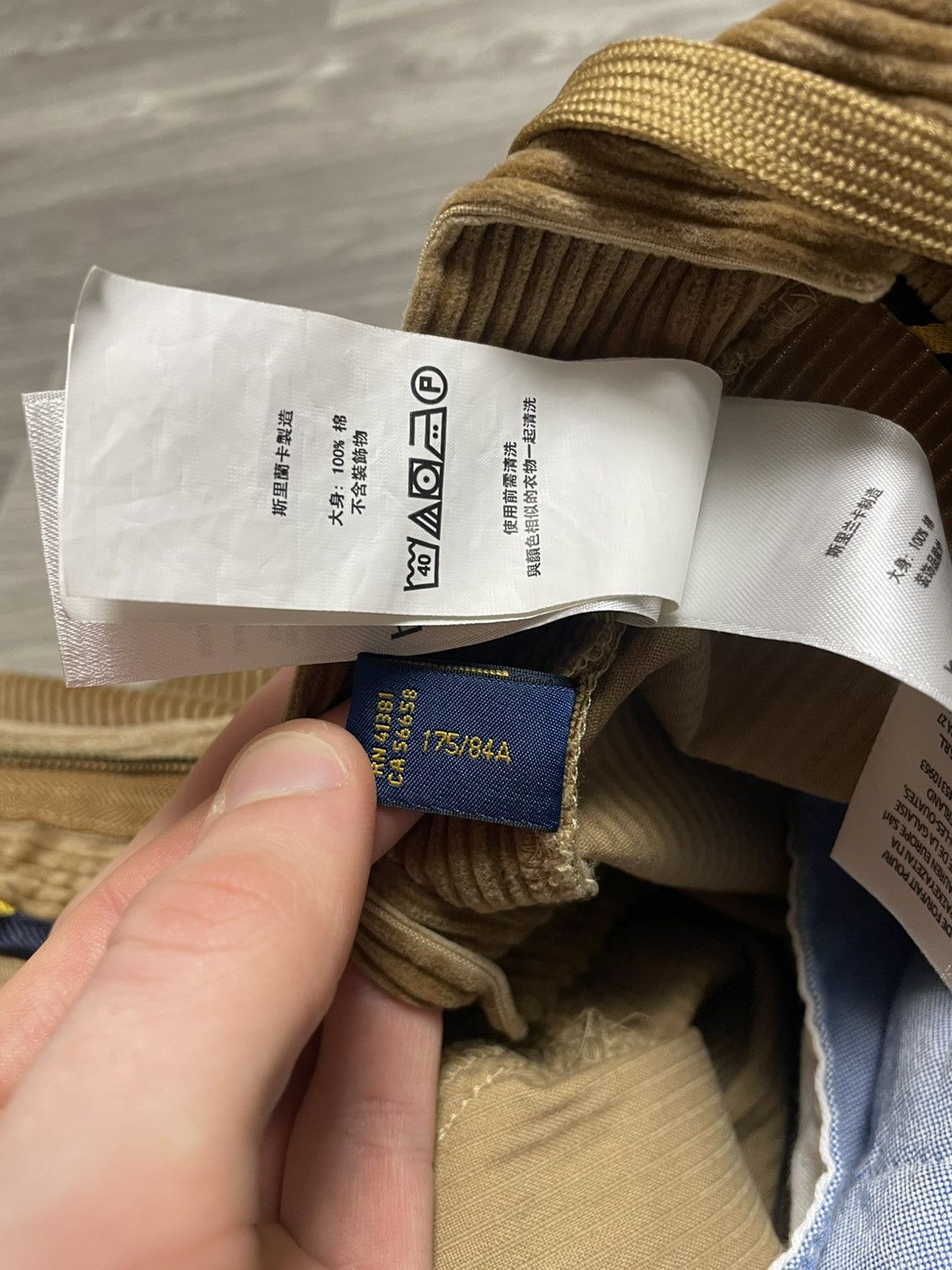 Polo Ralph Lauren Vintage Polo Ralph Lauren Beige Corduroy Velvet Pants Size US 32 / EU 48 - 16 Thumbnail