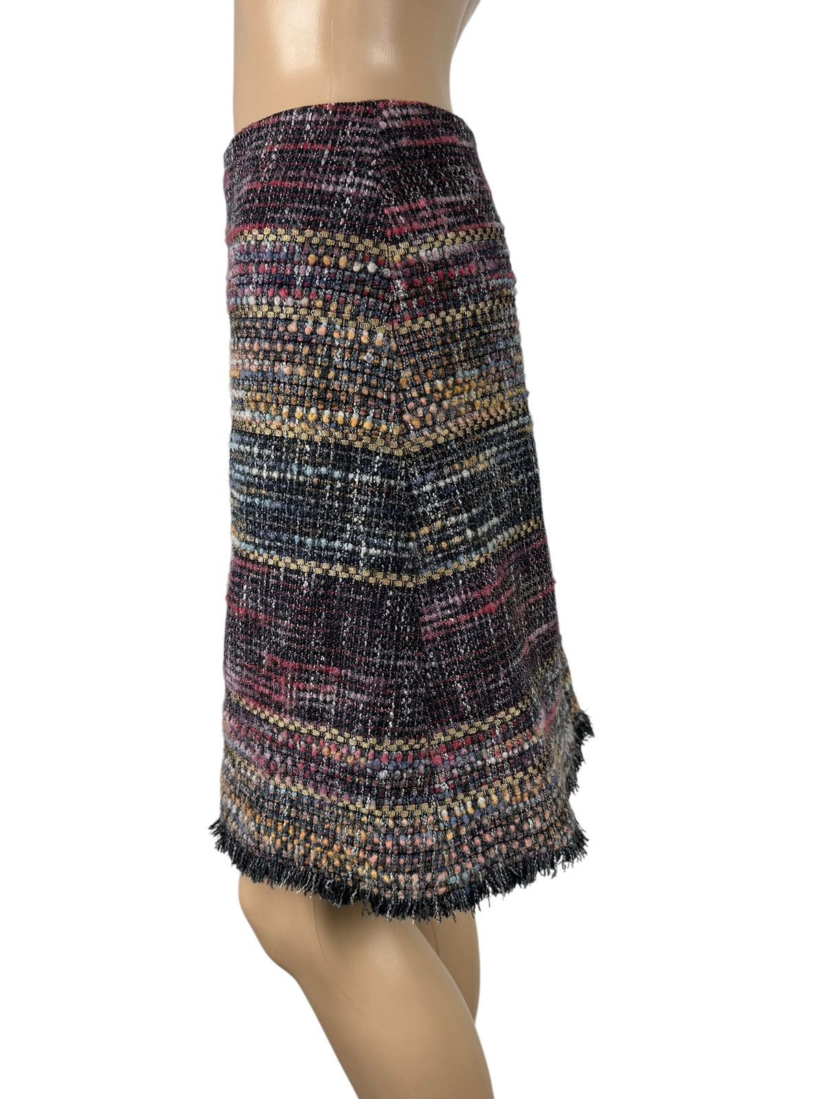Etro Etro Milano Wool-Cotton Skirt Knit Woven Multicolor size 44 Size 30" / US 8 / IT 44 - 5 Thumbnail
