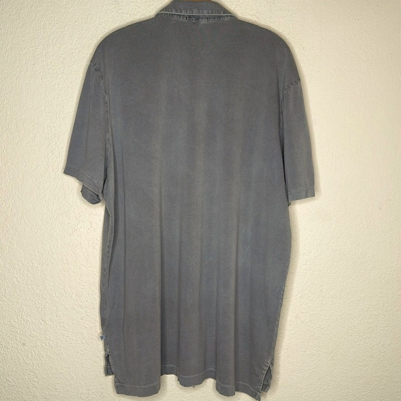 James Perse James Perse Supima Cotton Polo Shirt Olive Green Sz 5/XXL Size US XXL / EU 58 / 5 - 4 Thumbnail