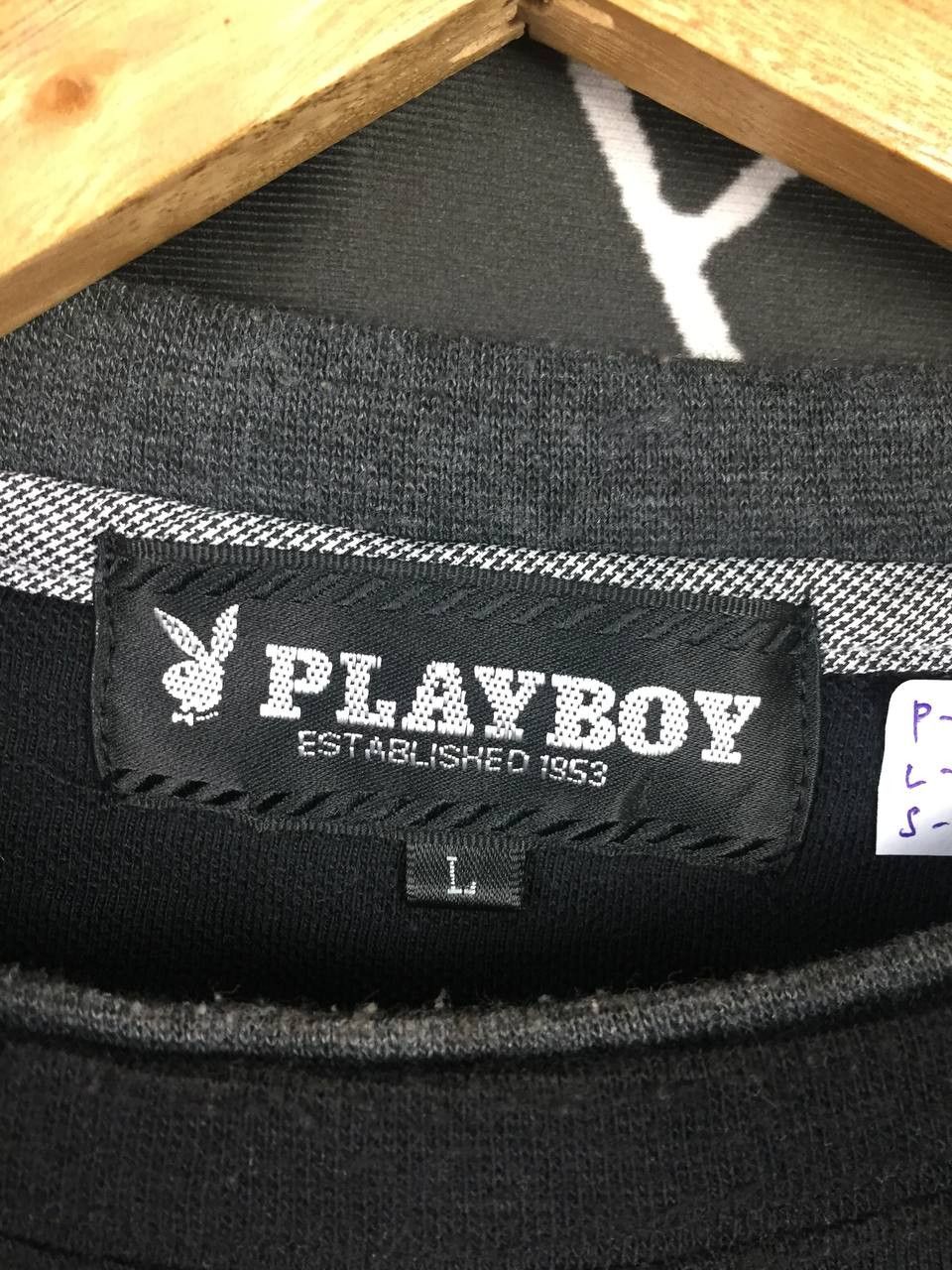 Playboy × Vintage Vtg Playboy Small Logo Pocket Longsleeve Tee Size US M / EU 48-50 / 2 - 6 Thumbnail