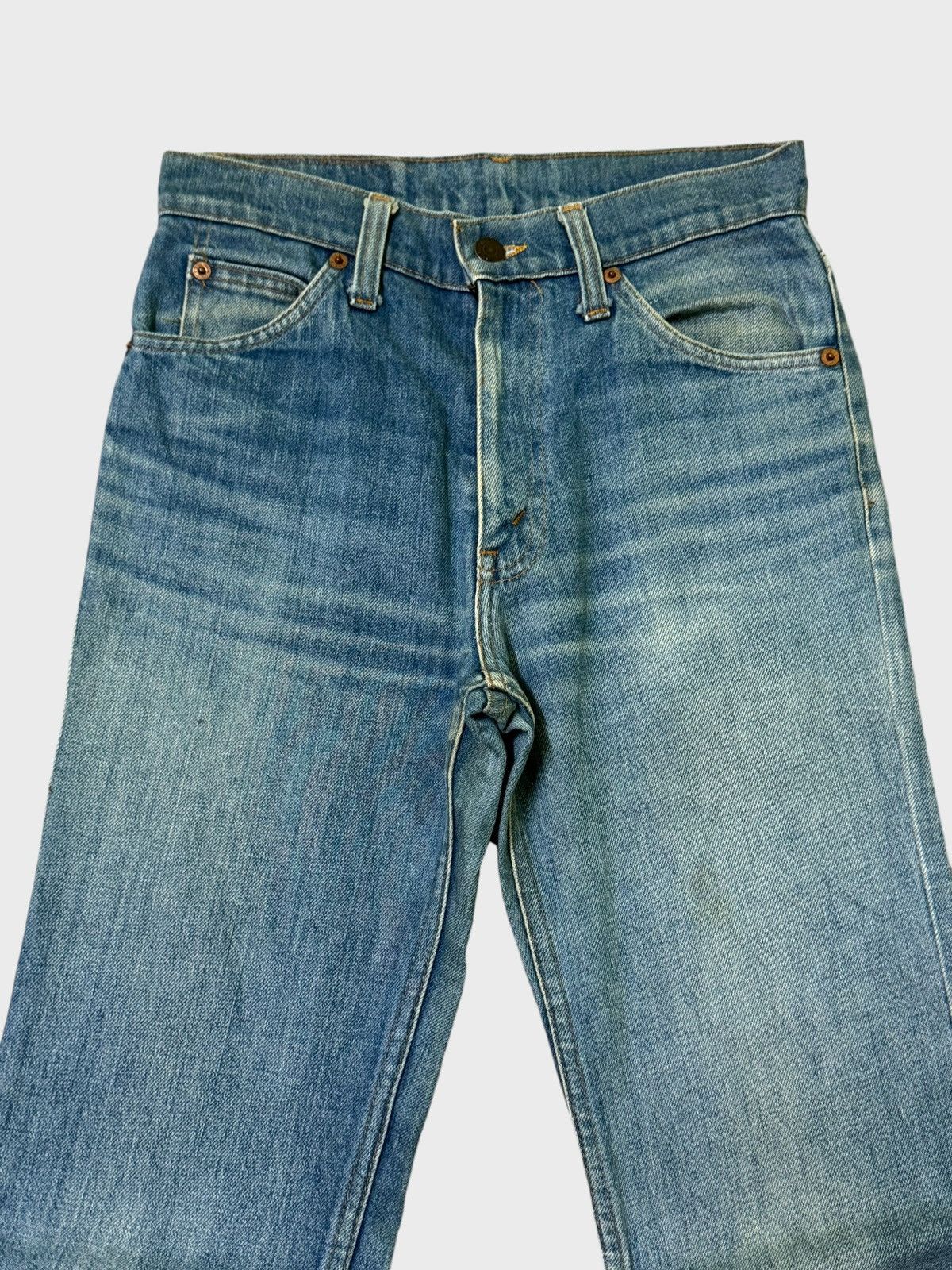 Levi's × Vintage Vintage Flared Levi's 516-0217 Blue Orange Tab Boot Cut Size US 26 / EU 42 - 3 Thumbnail