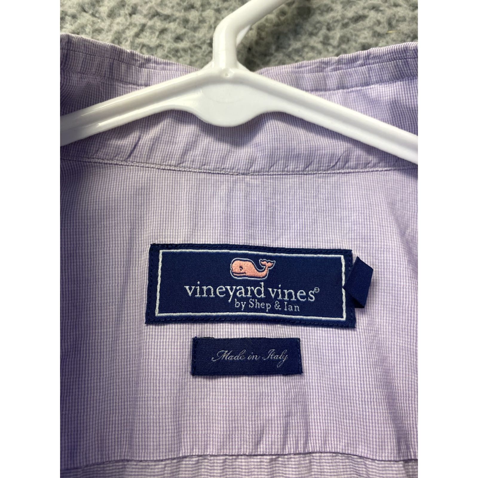 Vineyard Vines VINTAGE Vineyard Vines Slim Fit L Tucker Shirt Lavender Saltwater Wash Long Sleeve Button-Down Mens Size US L / EU 52-54 / 3 - 5 Thumbnail