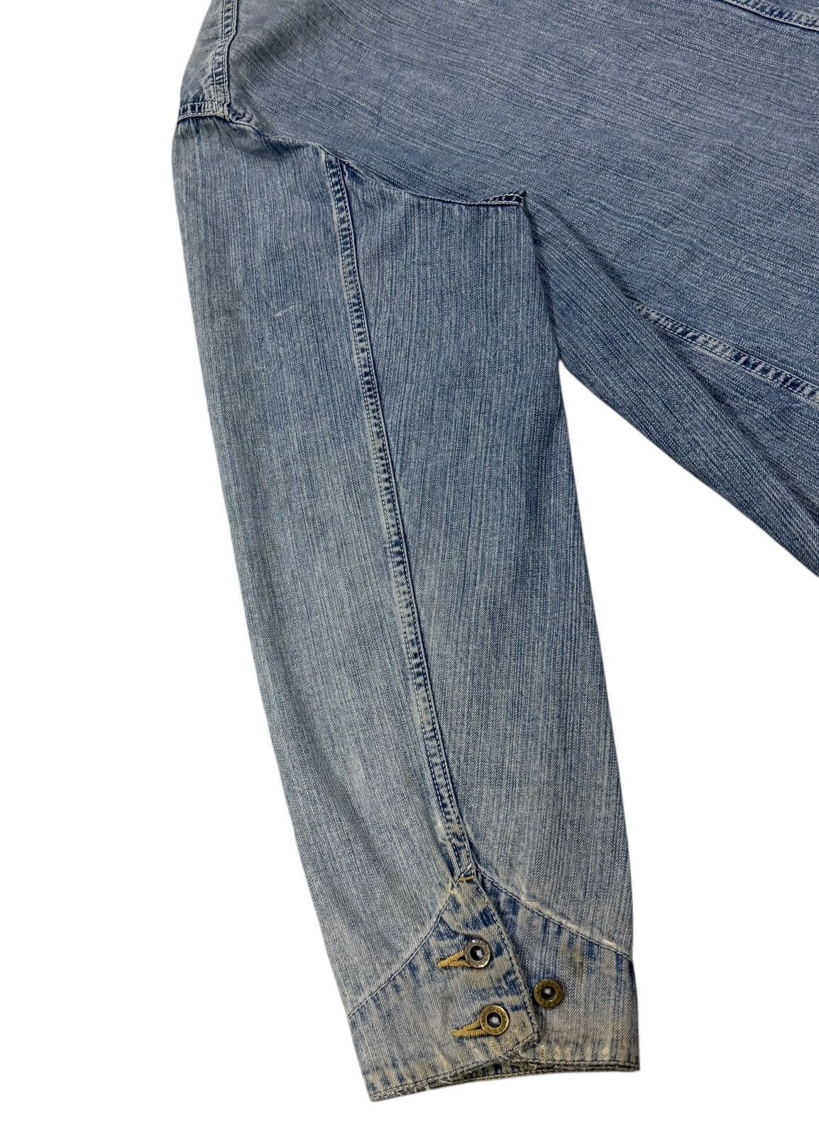 Edwin Vintage Edwin Chore Worker Distressed Denim Jacket Size US M / EU 48-50 / 2 - 18 Thumbnail
