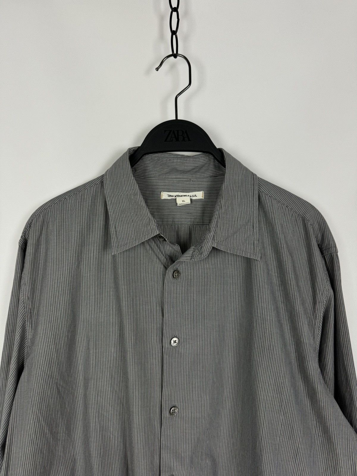 John Varvatos John Varvatos U.S.A Striped Shirt Size US XL / EU 56 / 4 - 2 Thumbnail