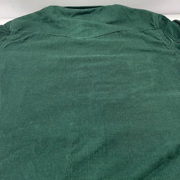 Saint Laurent Paris Saint Laurent Green Long Sleeve Button-Up Shirt-2507 Size US XL / EU 56 / 4 - 6 Thumbnail