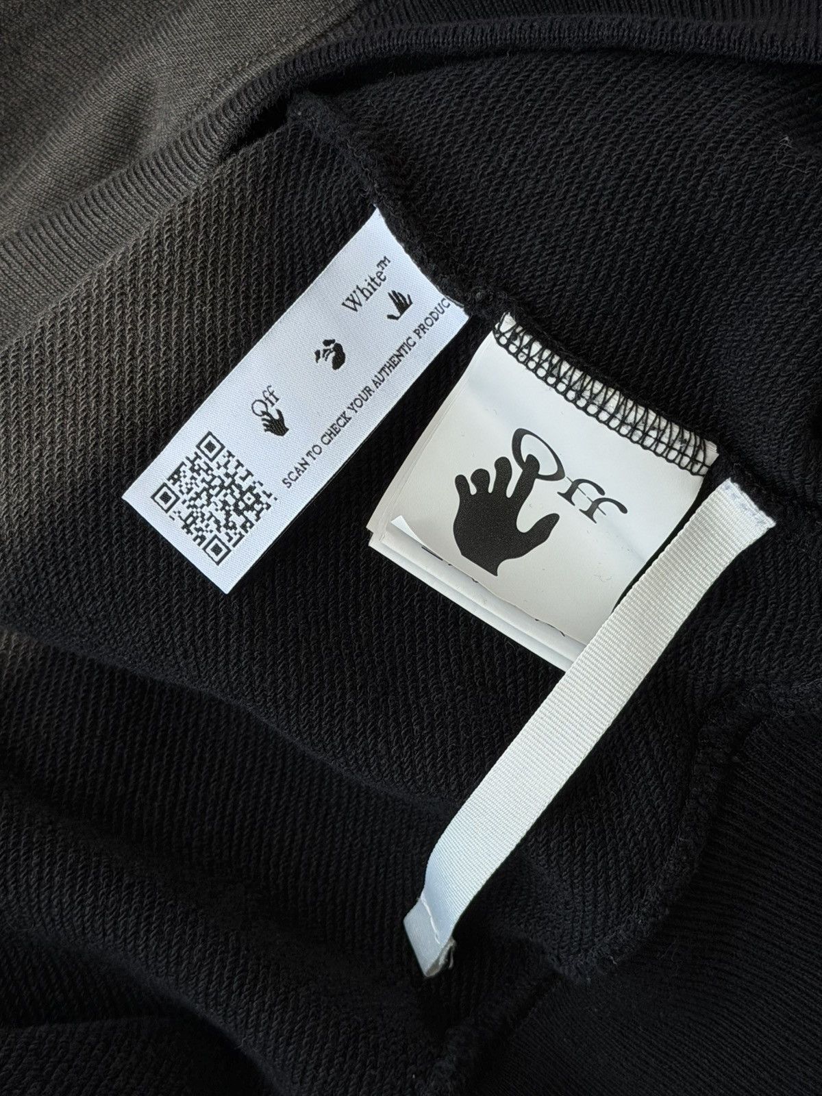 Off-White Off-White SS21 Gradient Arrow Black Hoodie Size L / US 10 / IT 46 - 10 Thumbnail