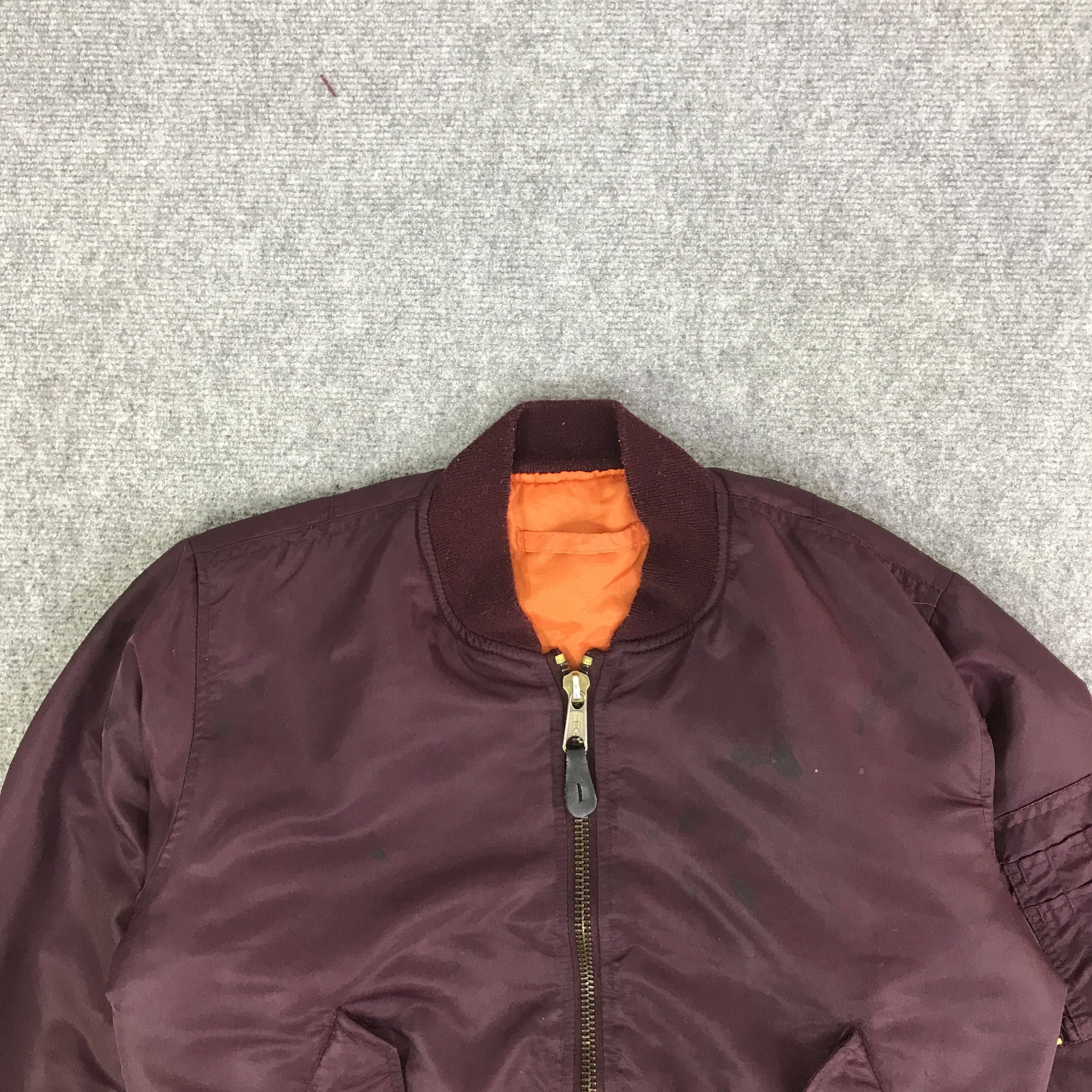 Japanese Brand AIR FORCE TYPE MA-1 DESIGN BOMBER JACKET K104B8 Size US L / EU 52-54 / 3 - 2 Thumbnail