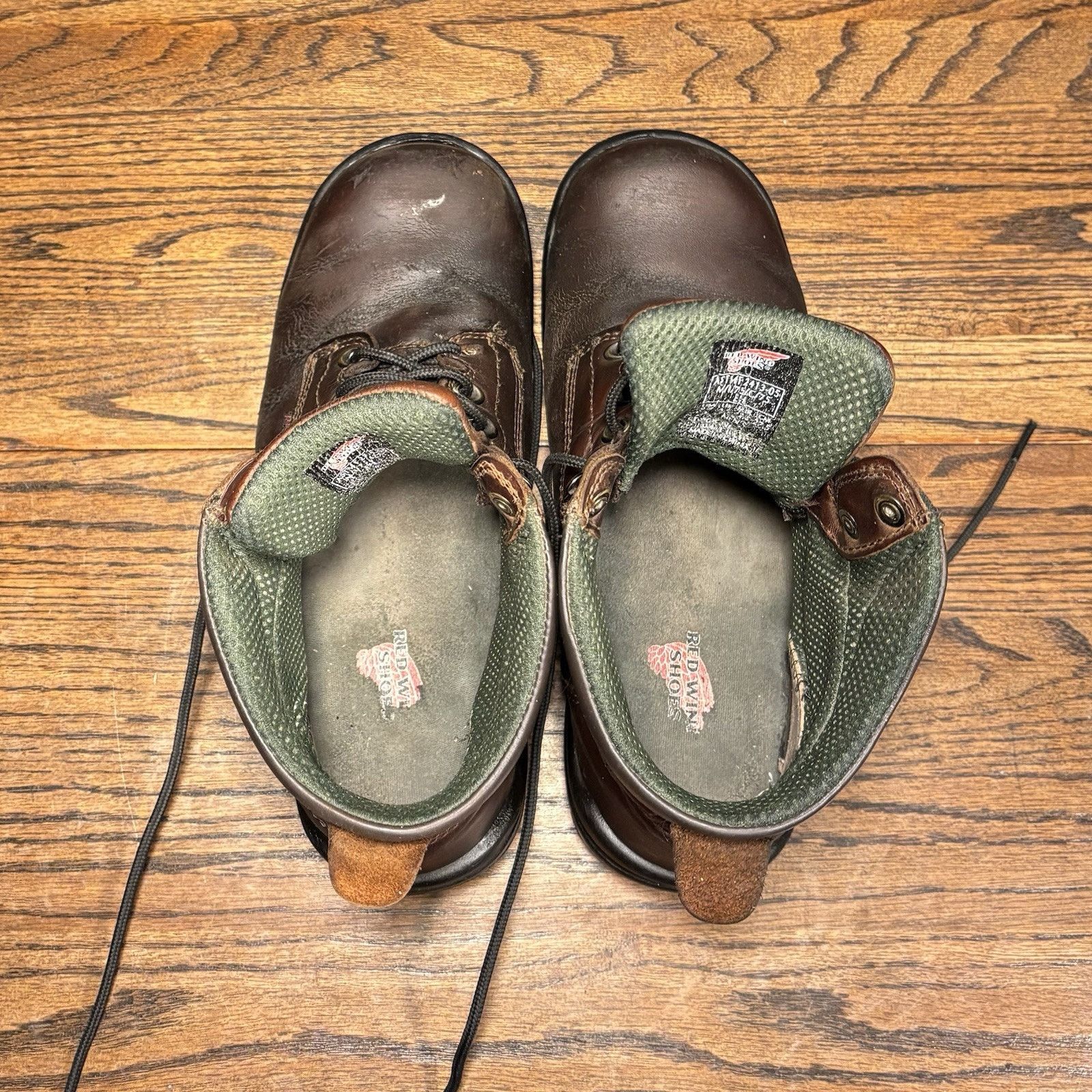 Red Wing Red Wing Men’s 9.5 Steel Toe Work Boots Brown Lace-Up Safety Size US 9.5 / EU 42-43 - 6 Thumbnail