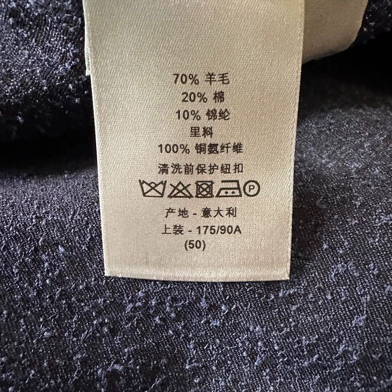 Dior Dior Blue woven wool suit 2501-Nextarrow Size 50R - 7 Thumbnail
