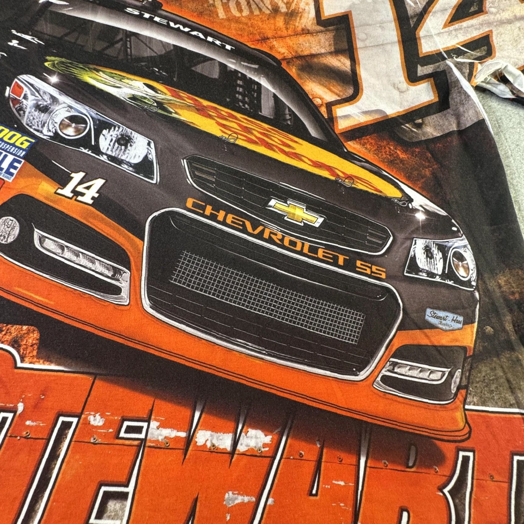 Chase Authentics Chase Authentics Tony Stewart Shirt Mens XL NASCAR 14 Chevrolet SS Racing AOP Size US XL / EU 56 / 4 - 7 Thumbnail