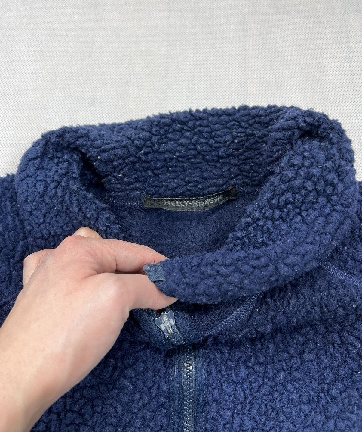 Helly Hansen × Vintage Fur Fleece Jacket Helly Hansen Vintage 80’s Zipped Size US XL / EU 56 / 4 - 2 Thumbnail
