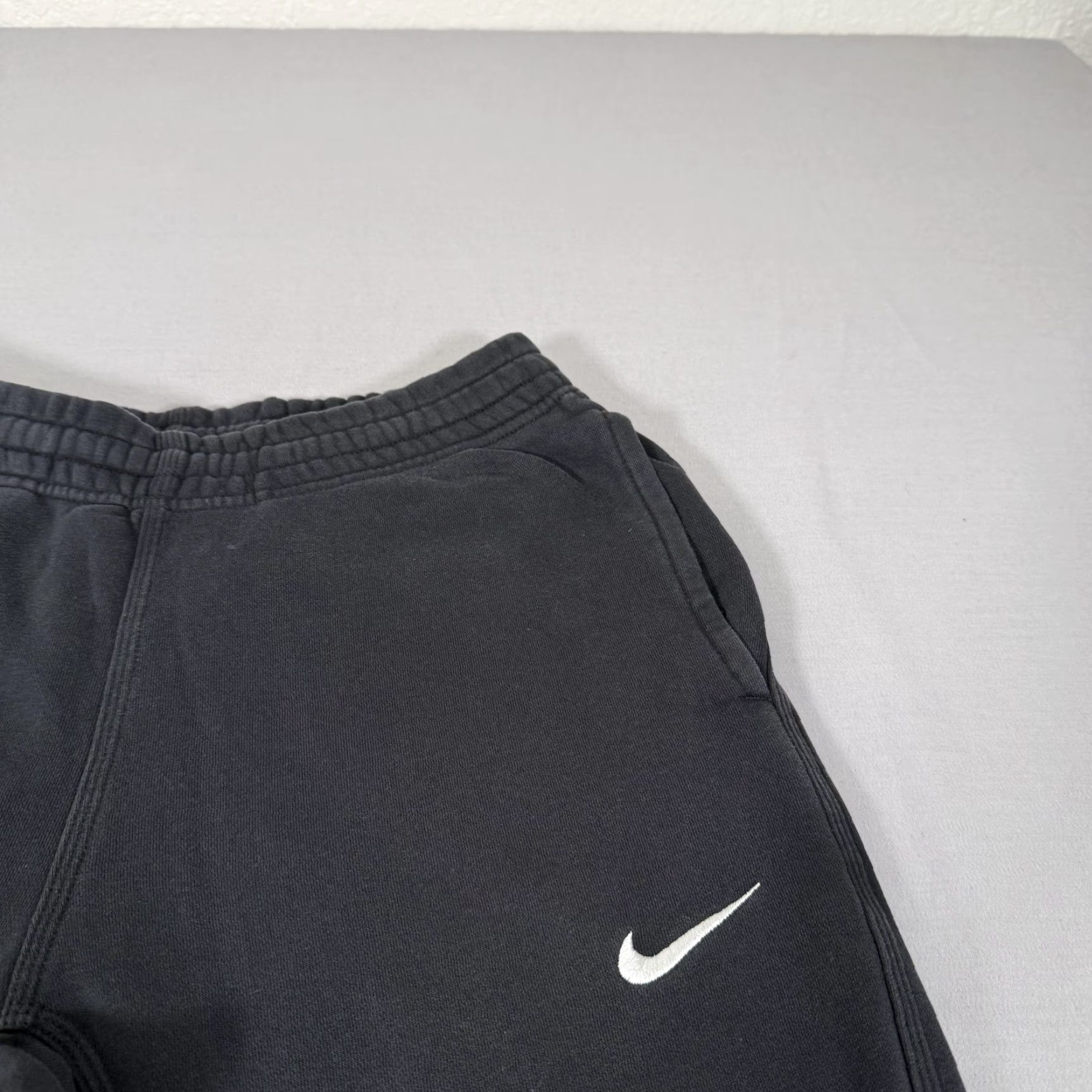 Nike Nike Mens Jogger Pants Black Club Khaki Fleece Sweatpants Drawstring Medium Size US 31 - 3 Thumbnail