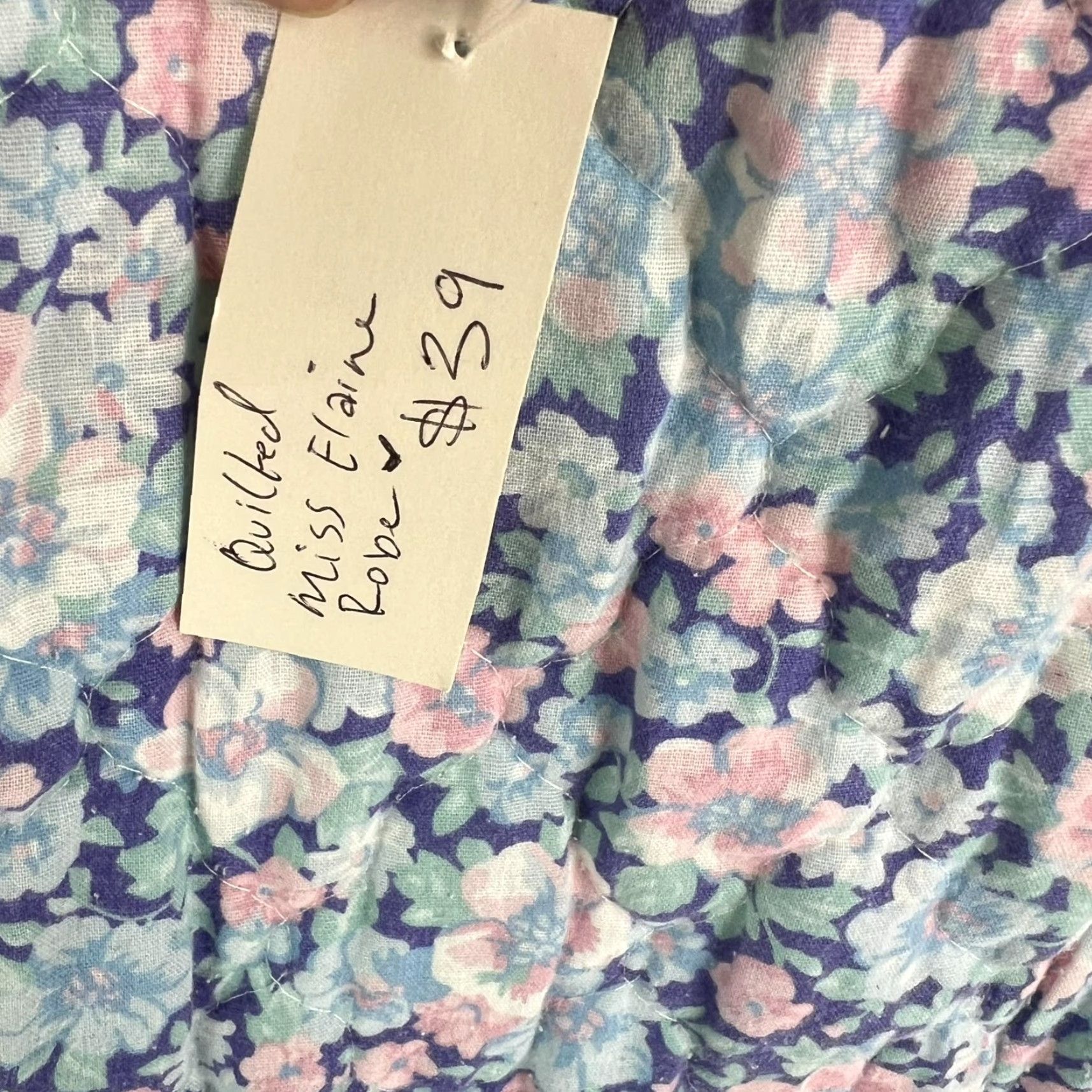 Vintage Vintage Miss Elaine Dress M 70s 80s Floral Quilted Snap Farm Prairie Size M / US 6-8 / IT 42-44 - 5 Thumbnail