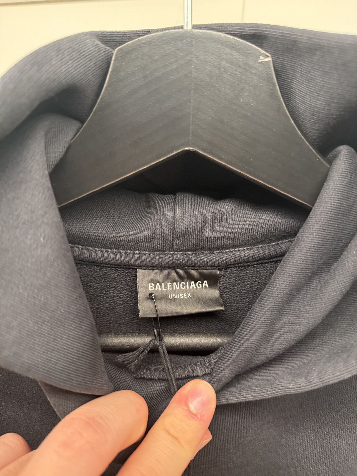 Balenciaga Balenciaga diy Metal black oversized hoodie Size US M / EU 48-50 / 2 - 7 Thumbnail