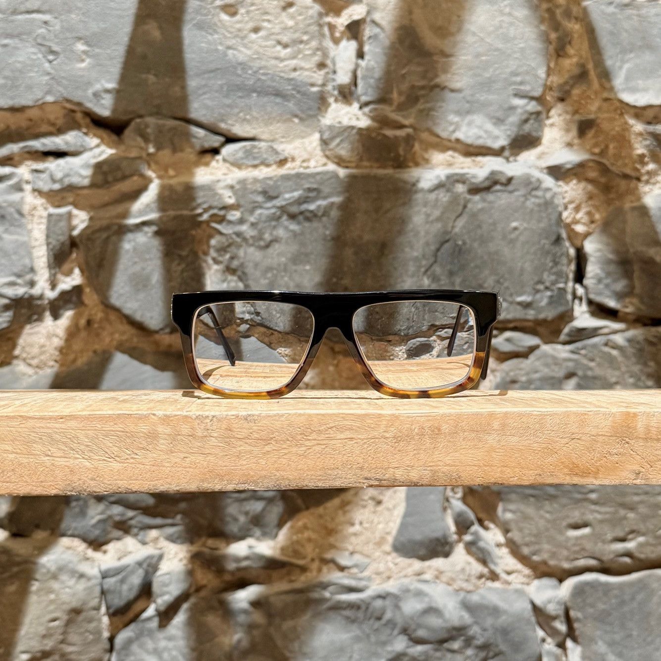 Celine Céline CL41331 Black Tortoiseshell Square Optical Glasses Size ONE SIZE - 2 Thumbnail