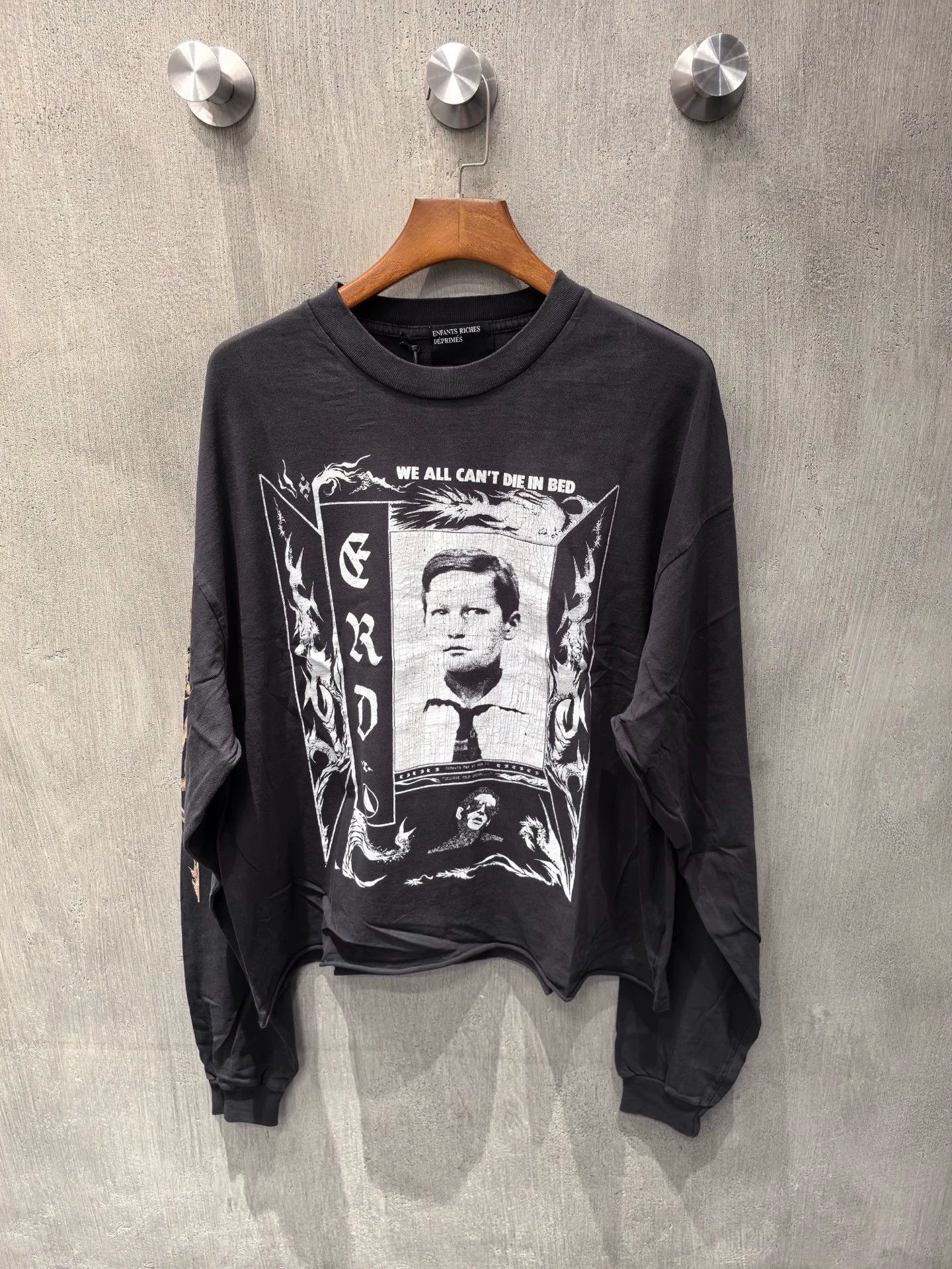 Enfants Riches Deprimes Enfants Riches Deprimes Portrait printed long sleeve tee Size US M / EU 48-50 / 2 - 1 Thumbnail