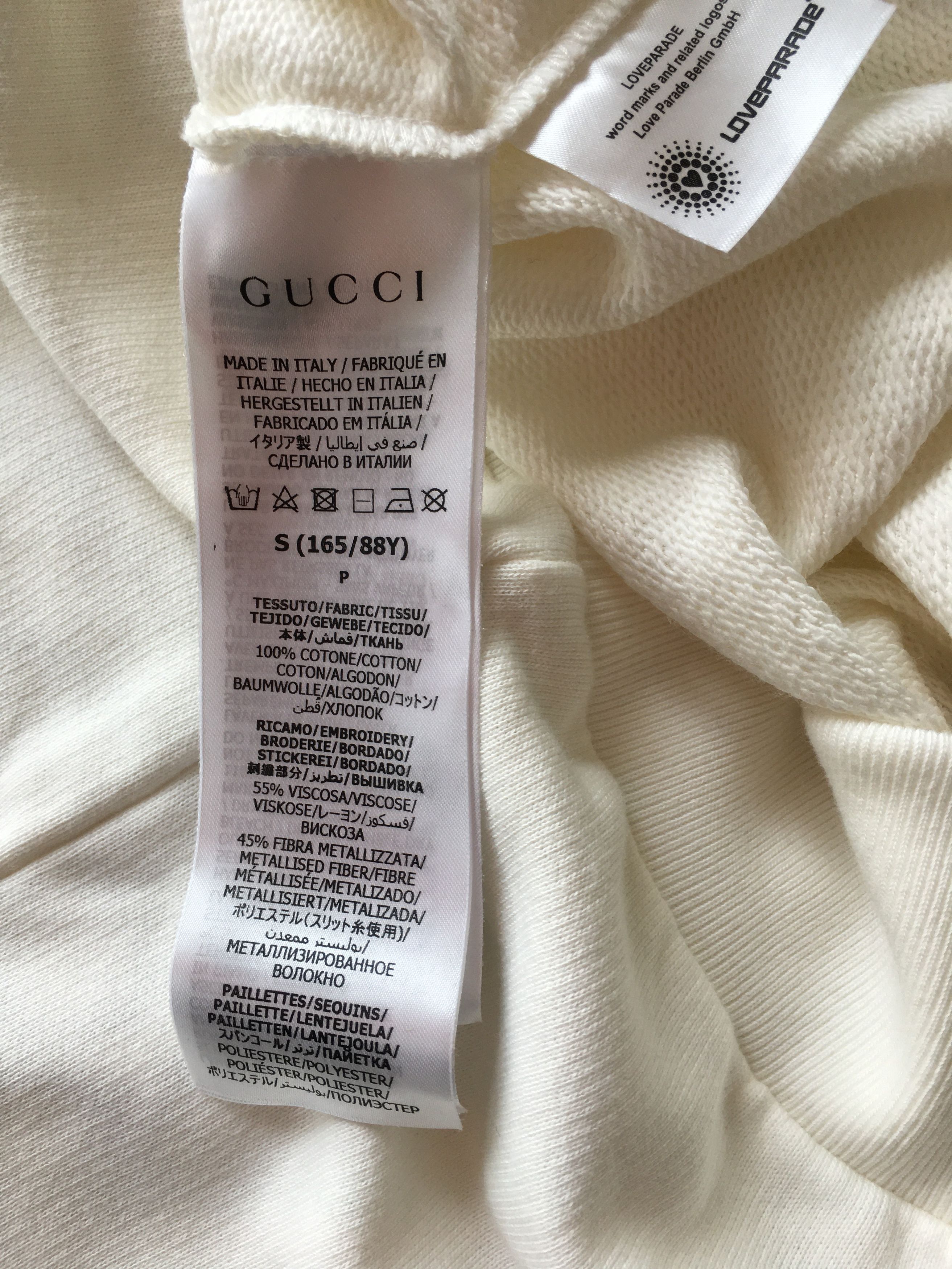 Gucci Sweatshirt LoveParade Size US S / EU 44-46 / 1 - 6 Thumbnail