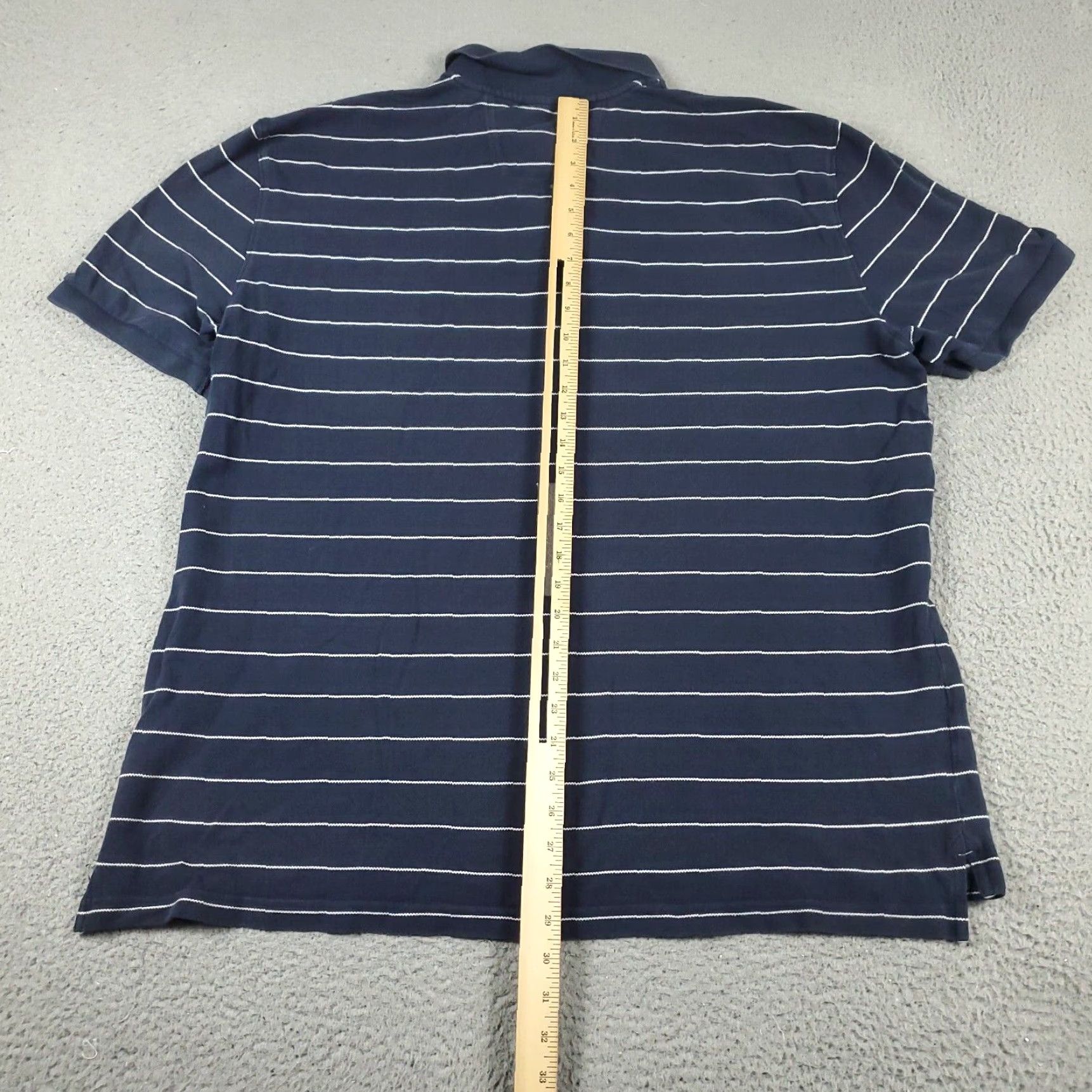 Nautica Nautica Polo Shirt 2XL Blue Striped Casual Short Sleeve Mens Size US XXL / EU 58 / 5 - 4 Thumbnail