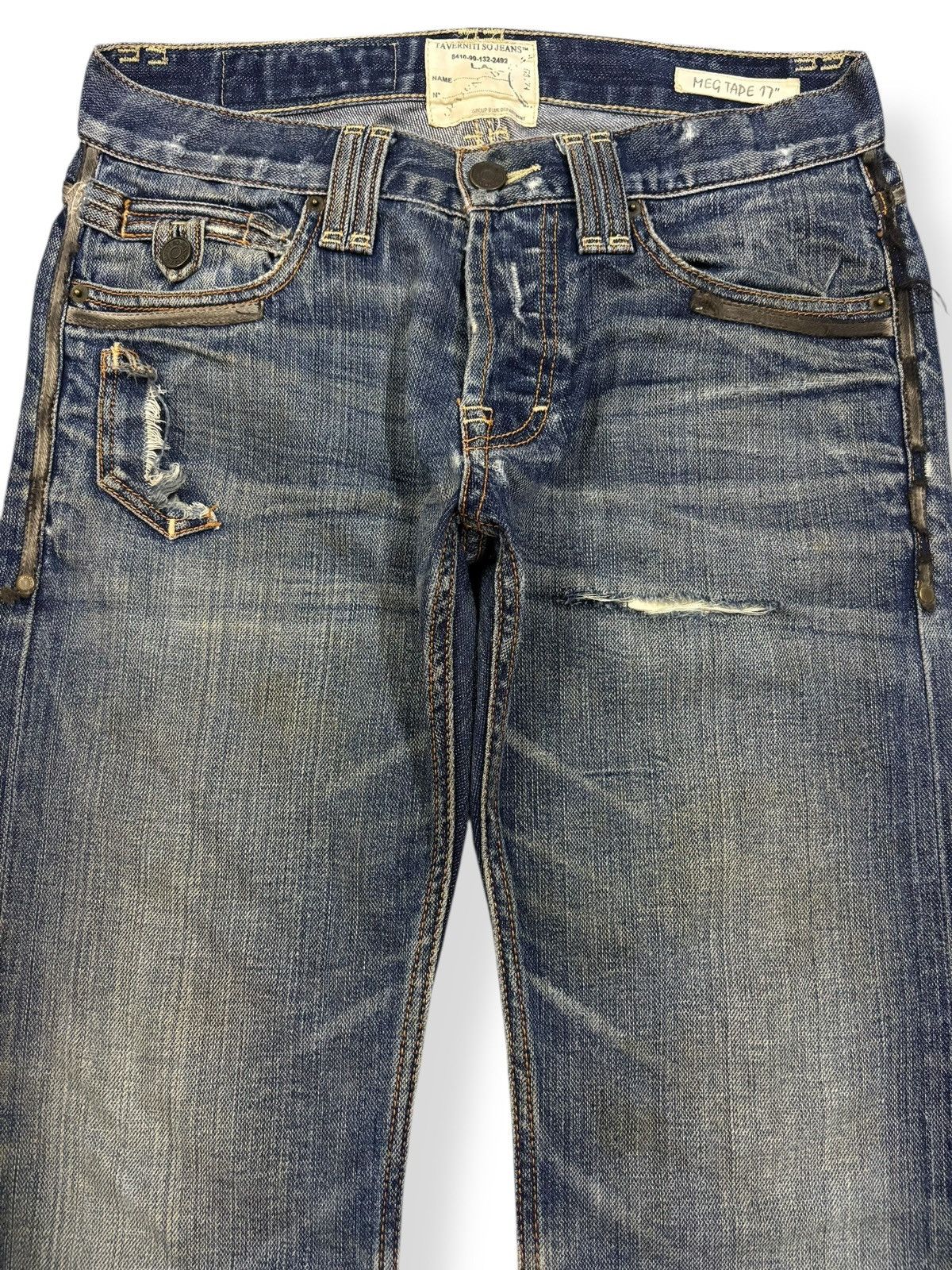 Ben Taverniti Unravel Project Taverniti So by Jimmy Taverniti Distressed Grunge Jeans Size US 31 - 3 Thumbnail