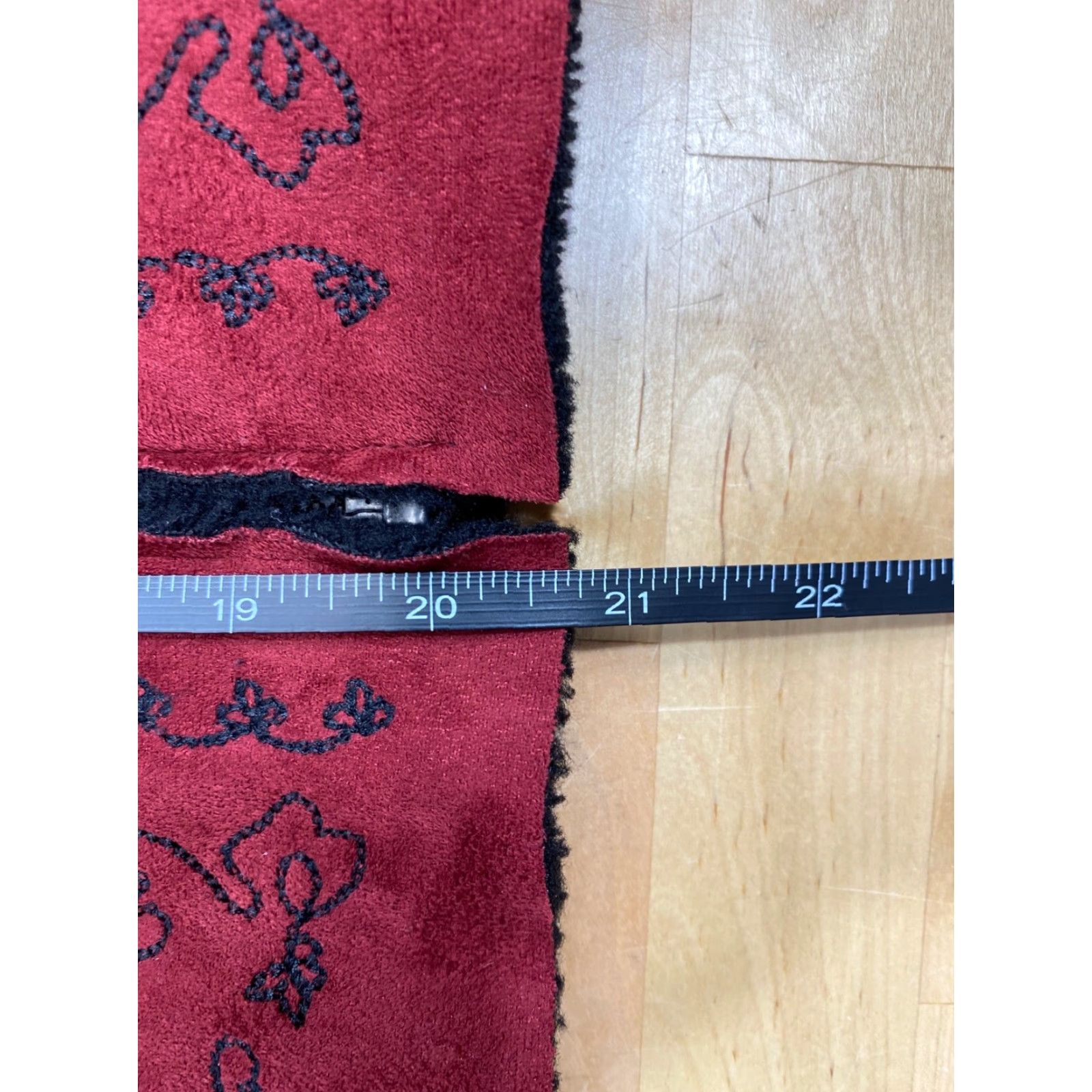 Coldwater Creek Coldwater Creek Jacket Full Zip Black Red Long Sleeves Casual XS Women's Basic Jacket 90s Style Size XS / US 0-2 / IT 36-38 - 4 Thumbnail