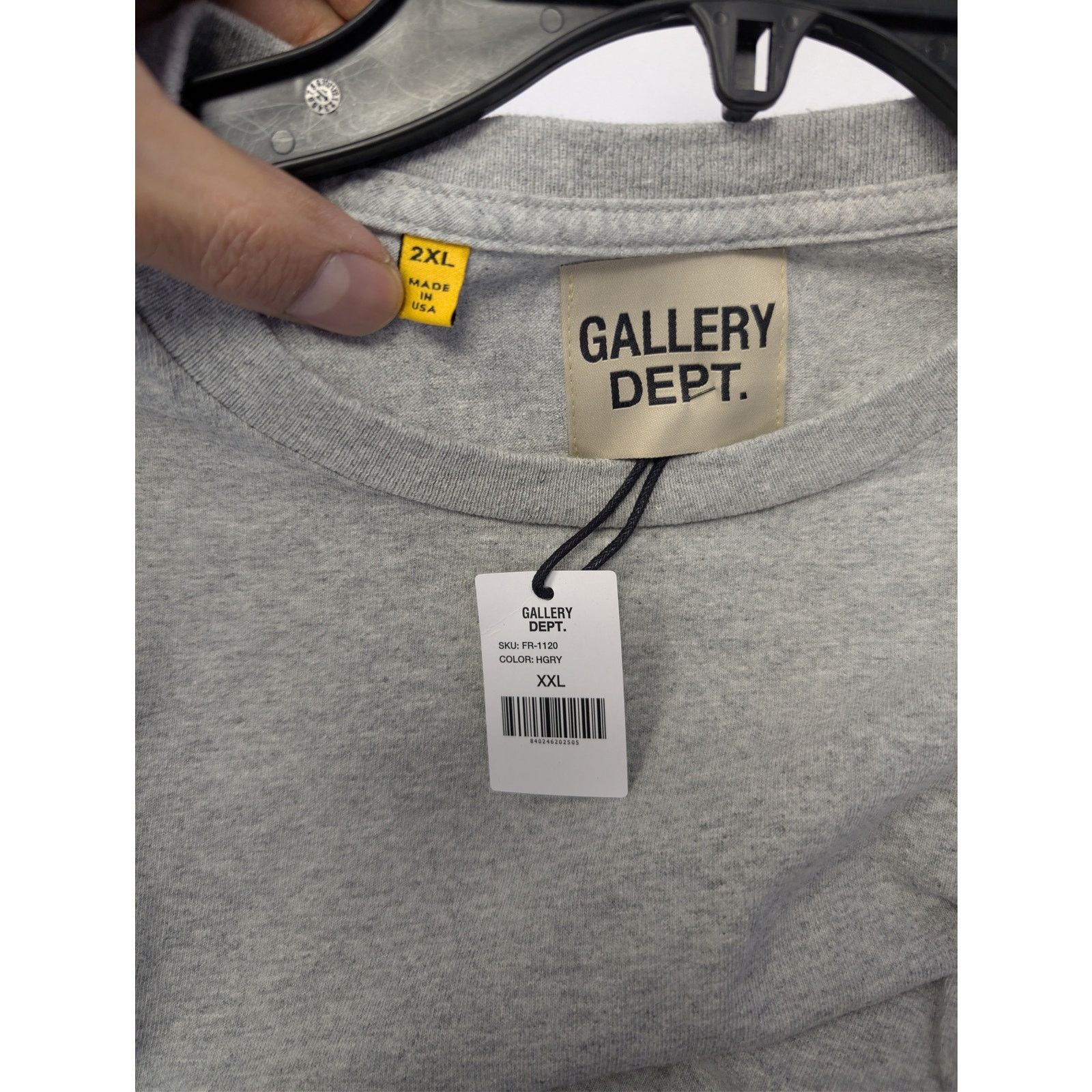 Gallery Dept. o1rshd1 French Collector Tee Shirt in Grey Size US XXL / EU 58 / 5 - 18 Thumbnail