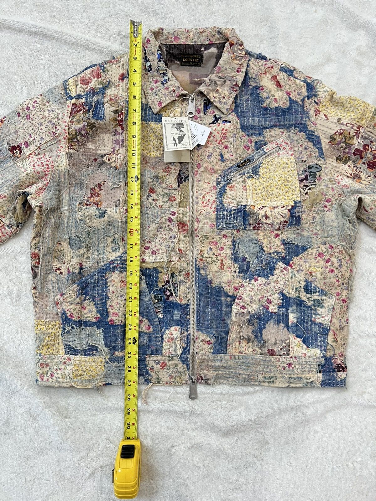 Kapital Kapital Champetre Boro Zip Up Blouson (Virgin Mary) Size US M / EU 48-50 / 2 - 5 Thumbnail