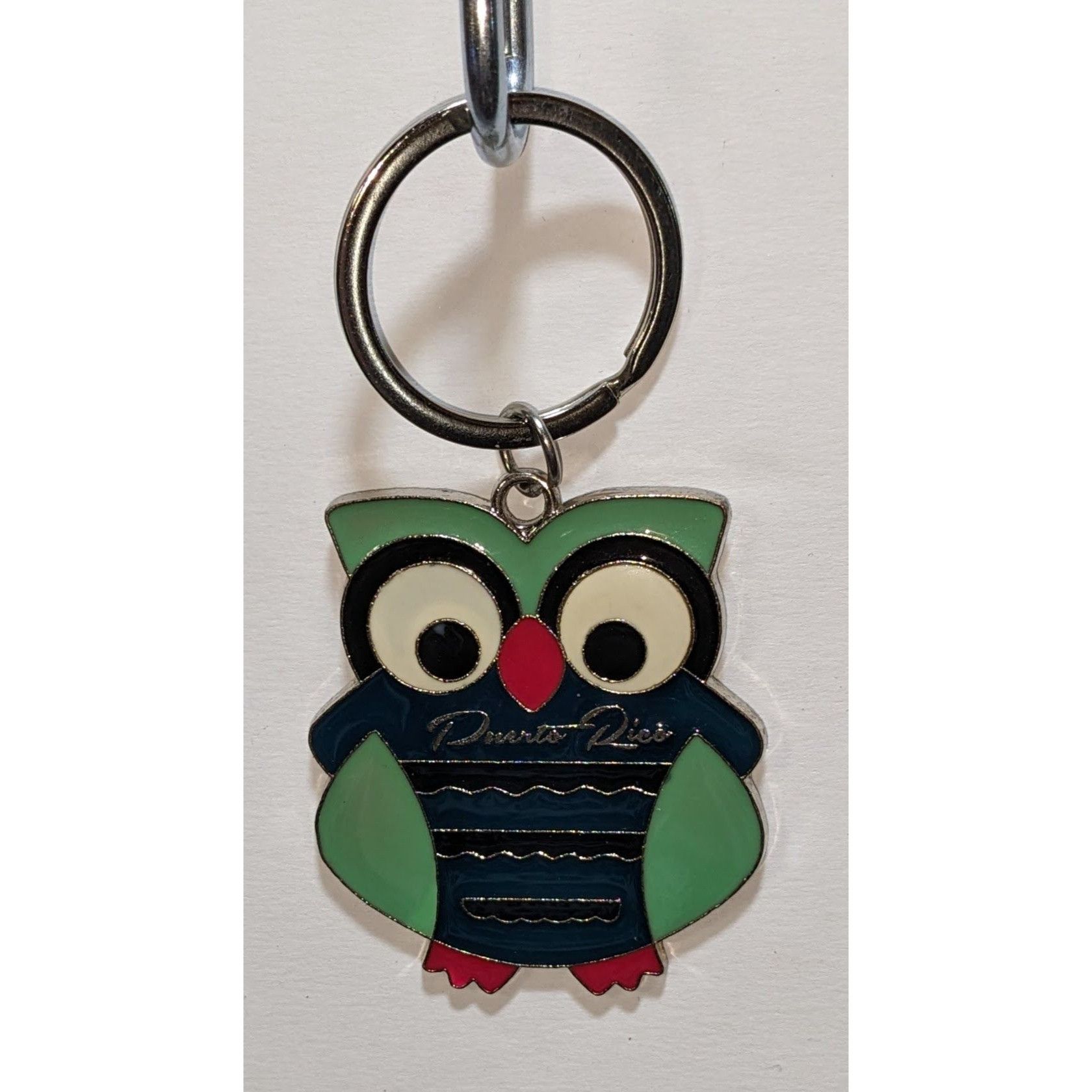 Other Owl-Shaped Puerto Rico Souvenir Keychain Enamel & Metal Size ONE SIZE - 2 Thumbnail