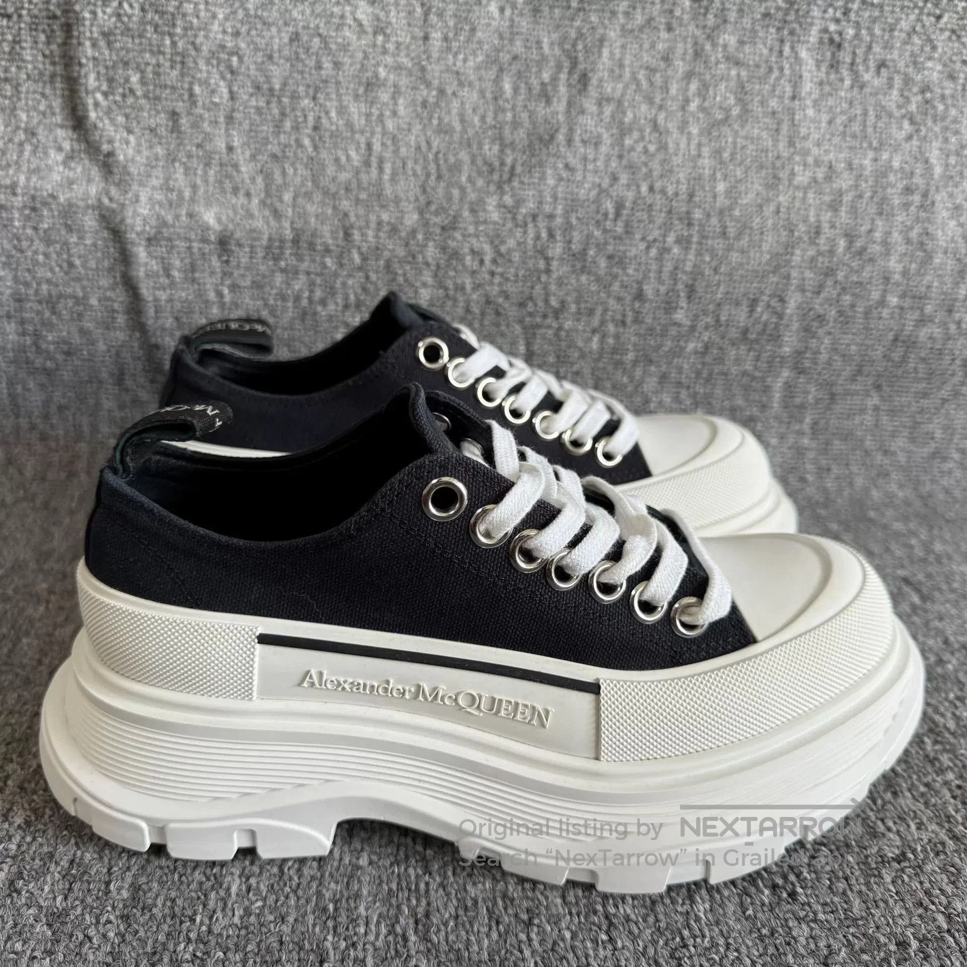 Alexander McQueen Alexander McQueen Platform Canvas Shoes 35. Size US 4 / IT 34 - 5 Thumbnail