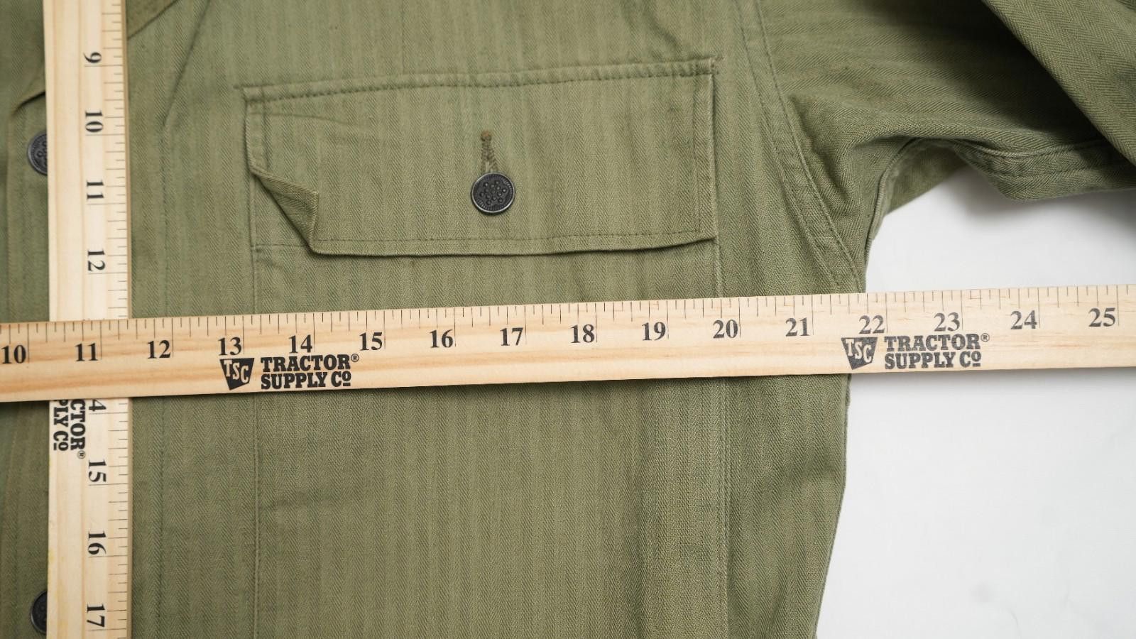 Other WWII US Army HBT Field Work Jacket - Small Size ONE SIZE - 7 Thumbnail