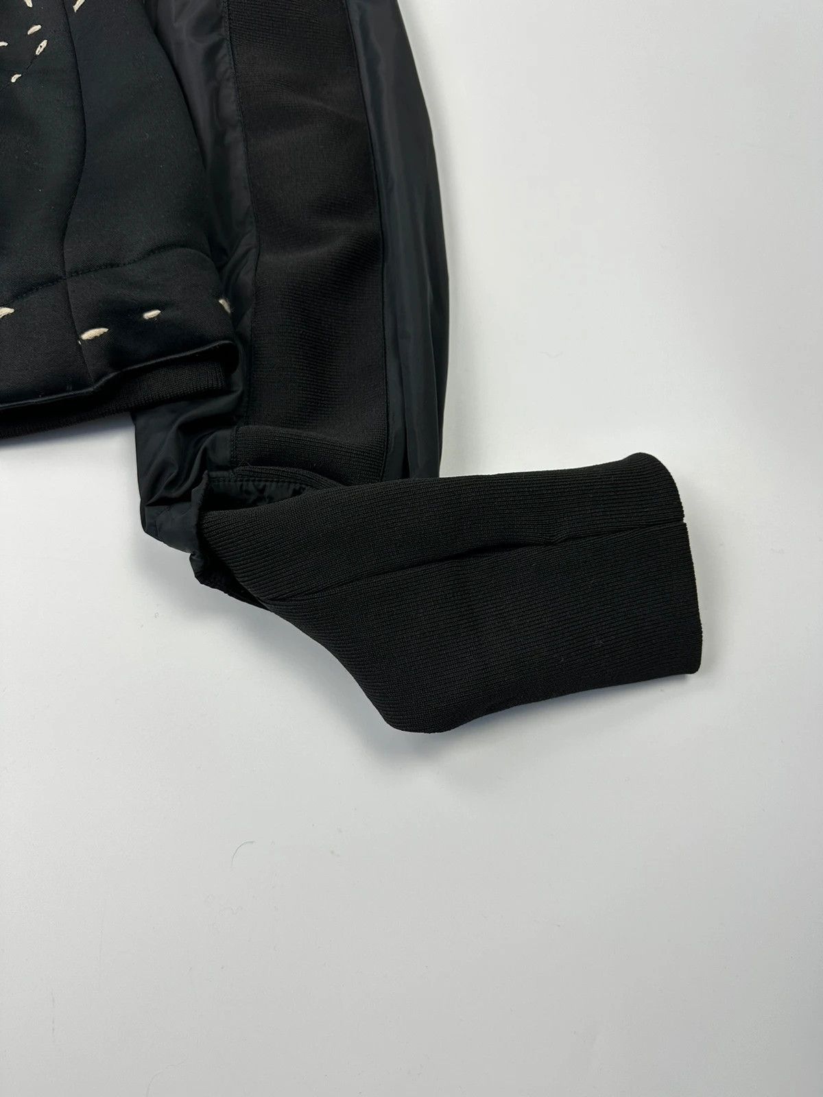 Marithe + Francois Girbaud Marithé Francois Girbaud Black White Stitched Sample Jacket Size L / US 10 / IT 46 - 10 Thumbnail