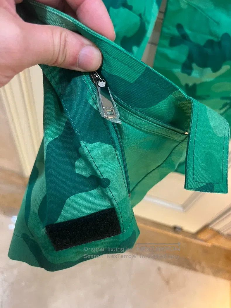 Valentino Valentino Classic green cargo camouflage pants Size US 30 / EU 46 - 4 Thumbnail