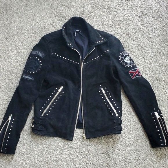 Veste Perfecto Cuir The Kooples - Style Biker Rock'n Roll SS14 - Taille M - Occasion Très Bon état