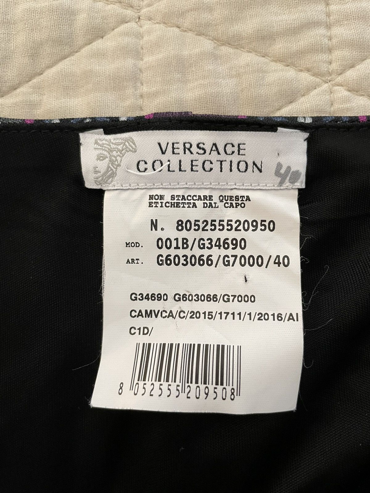 Versace Cold Shoulder Print Jersey Shift Dress Size S / US 4 / IT 40 - 6 Thumbnail