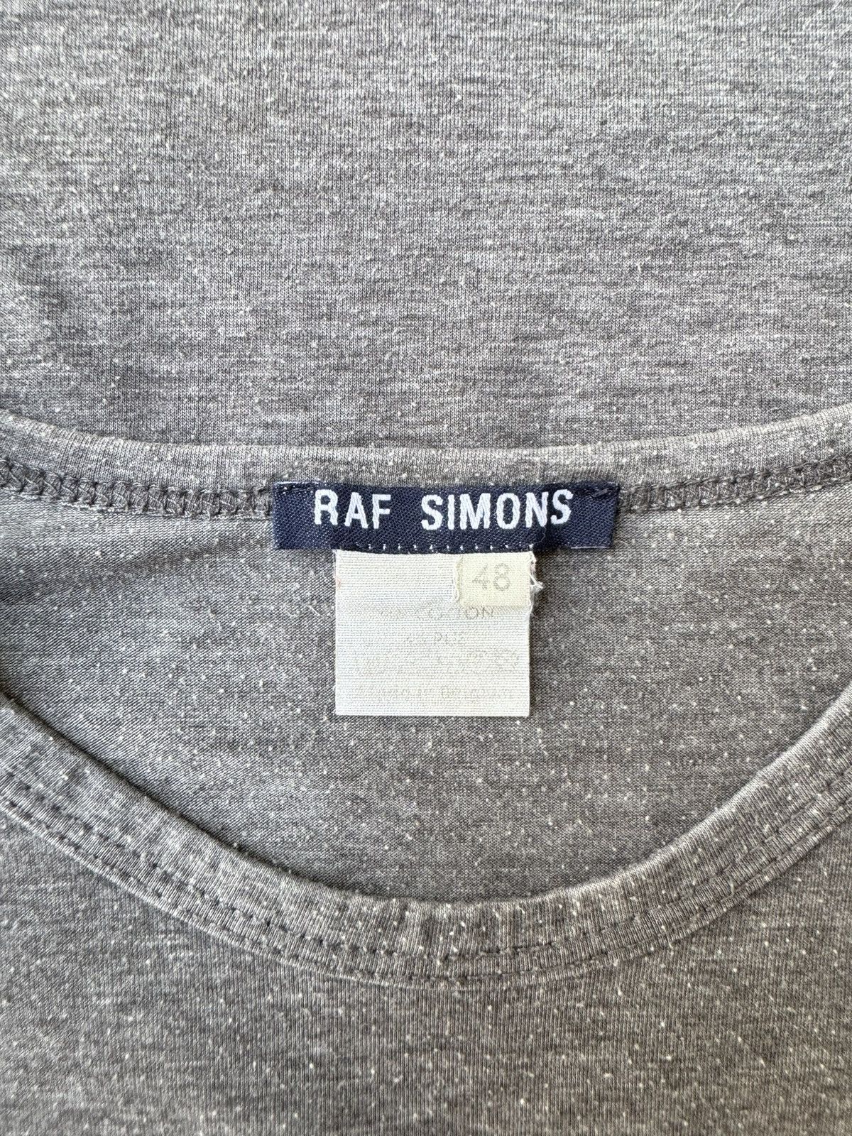 Raf Simons Raf Simons AW97 Blank Heather Grey Baseball Tee-Shirt Size US M / EU 48-50 / 2 - 6 Thumbnail