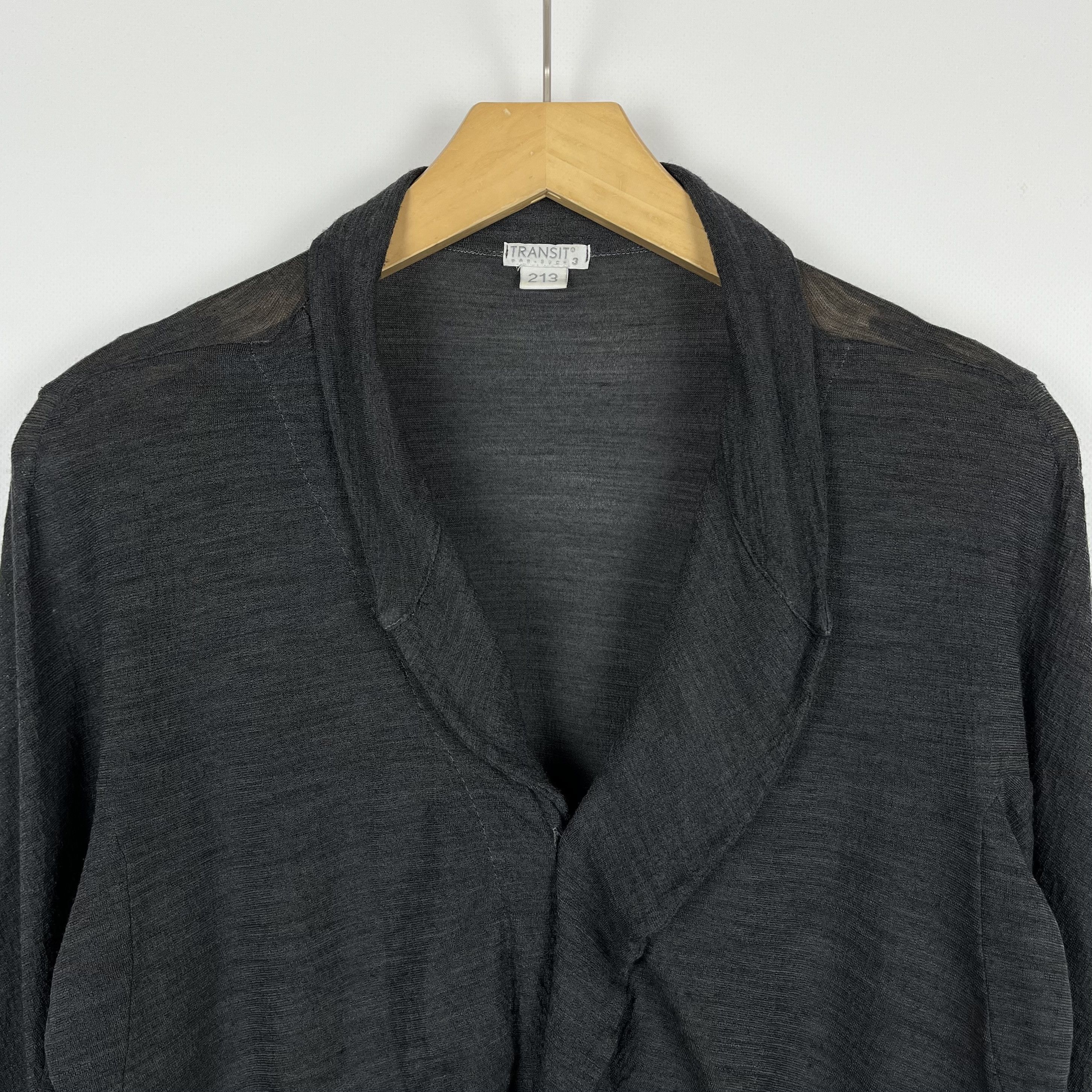 Transit Ladies Transit Par-Such Avant-Garde Cardigan Sweater Size M / US 6-8 / IT 42-44 - 6 Thumbnail