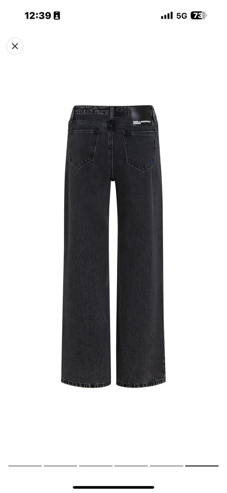 Karl Lagerfeld COLOR BLOCK MID RISE JEANS Size 30" / US 8 / IT 44 - 4 Thumbnail