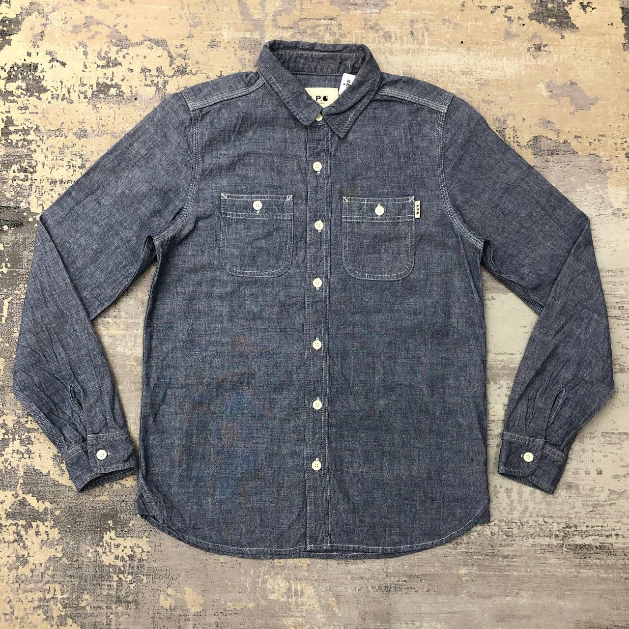 A.P.C. × Carhartt T288 CARHARTT X A.P.C. PARIS DETROIT DENIM SHIRTS Size US S / EU 44-46 / 1 - 1 Thumbnail