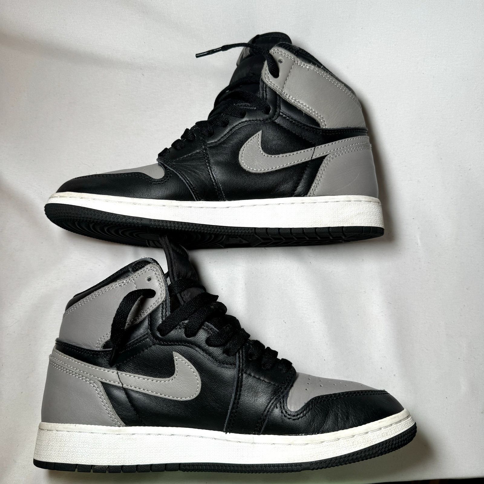 Jordan Brand × Nike Size 6.5 - Nike Air Jordan 1 Retro High OG GS Shadow 2018 Size US 6.5 / EU 39-40 - 3 Thumbnail