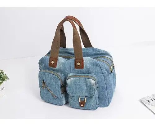 Other Casual Tote Bag Light Blue Denim Size ONE SIZE - 4 Thumbnail