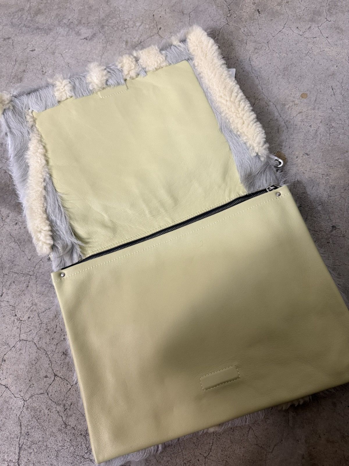 Rick Owens Rick Owens Beveled Messenger Bag – Fogachine SS22 Size ONE SIZE - 3 Thumbnail