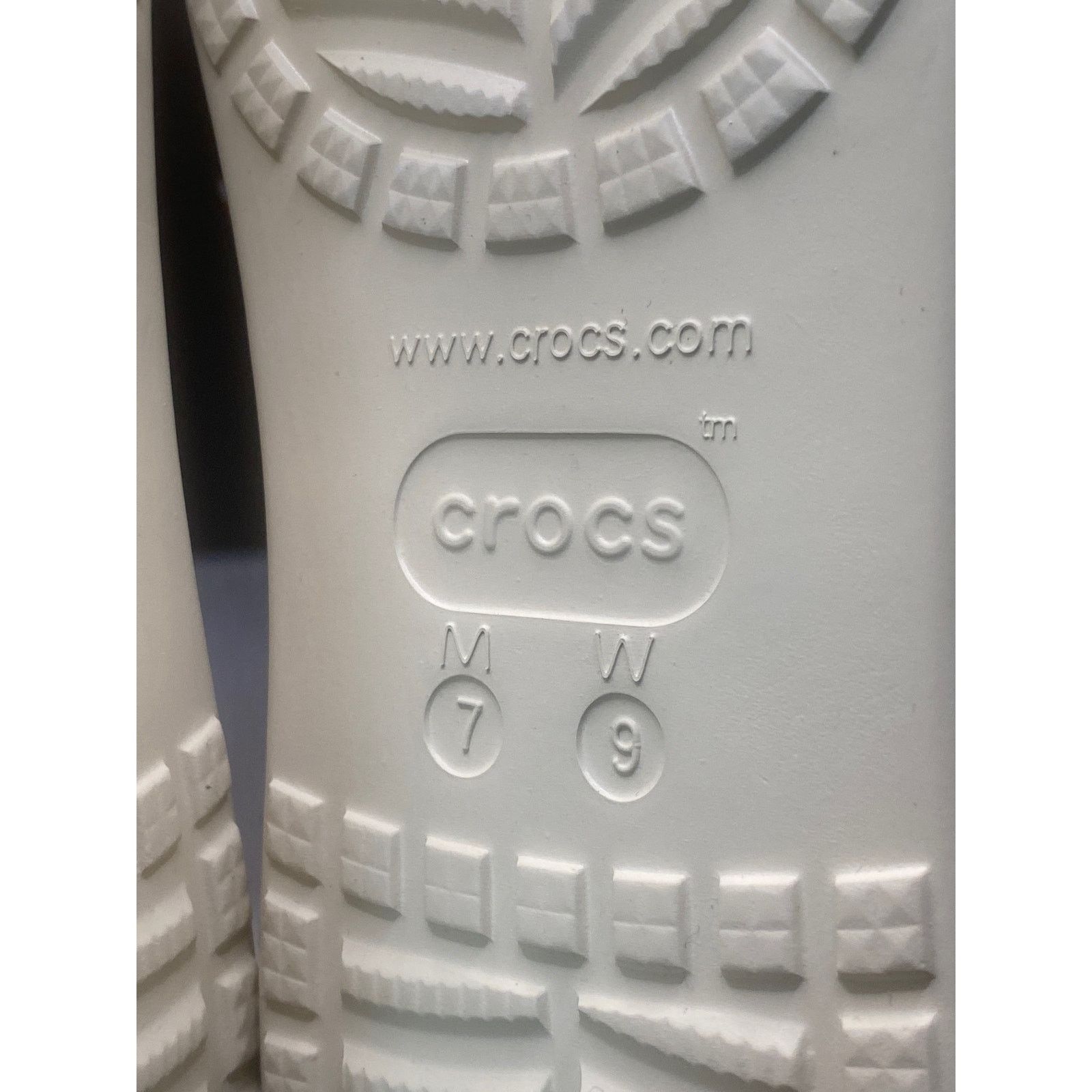 Crocs Crocs Crush Slide Bone Ivory Slip On 208731-2Y2 m7/w9 Size US 9 / IT 39 - 7 Thumbnail