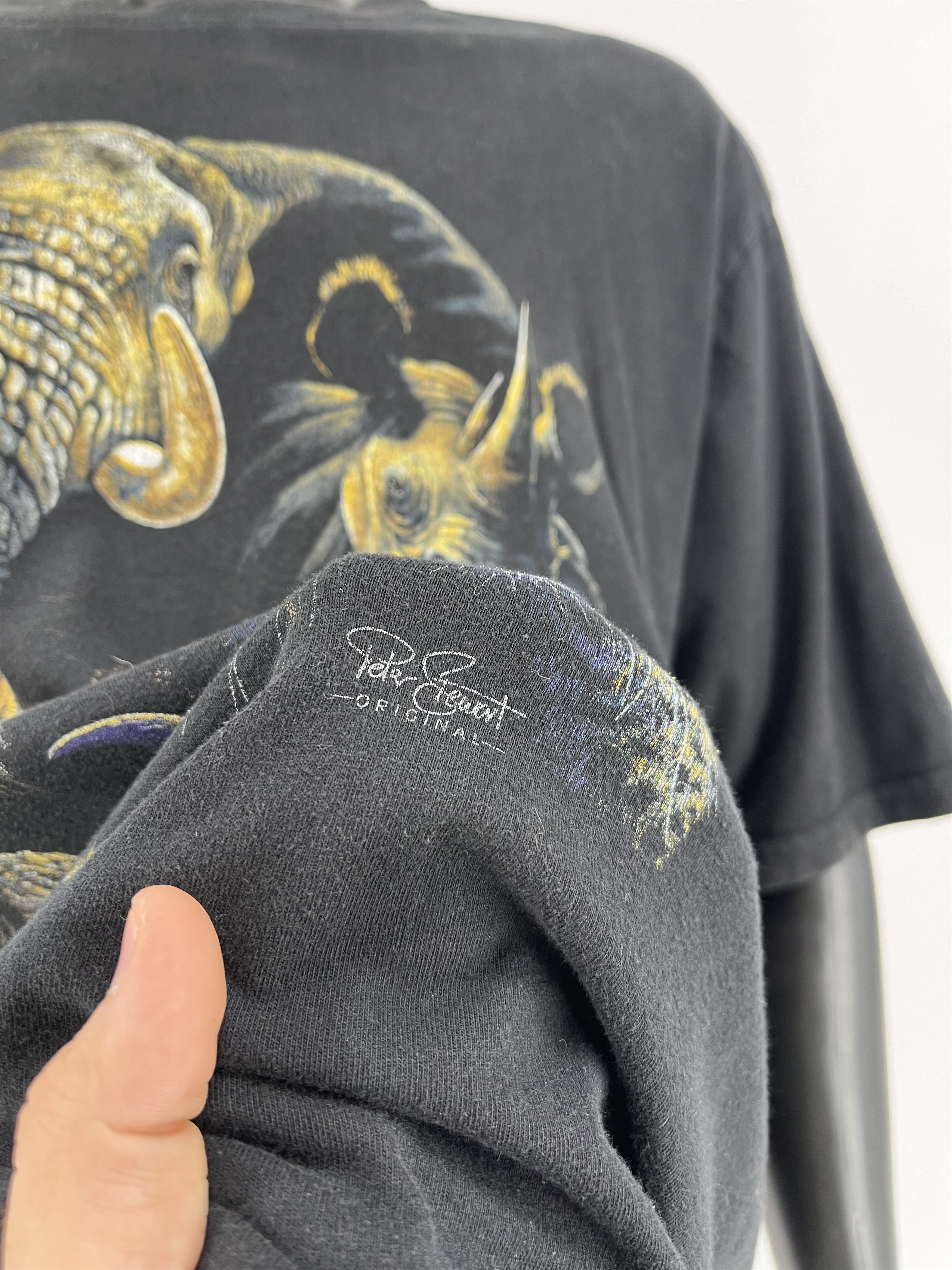 Vintage 90's African Wildlife Animals Everything Ethnic Peter Stewar Size US XL / EU 56 / 4 - 8 Thumbnail