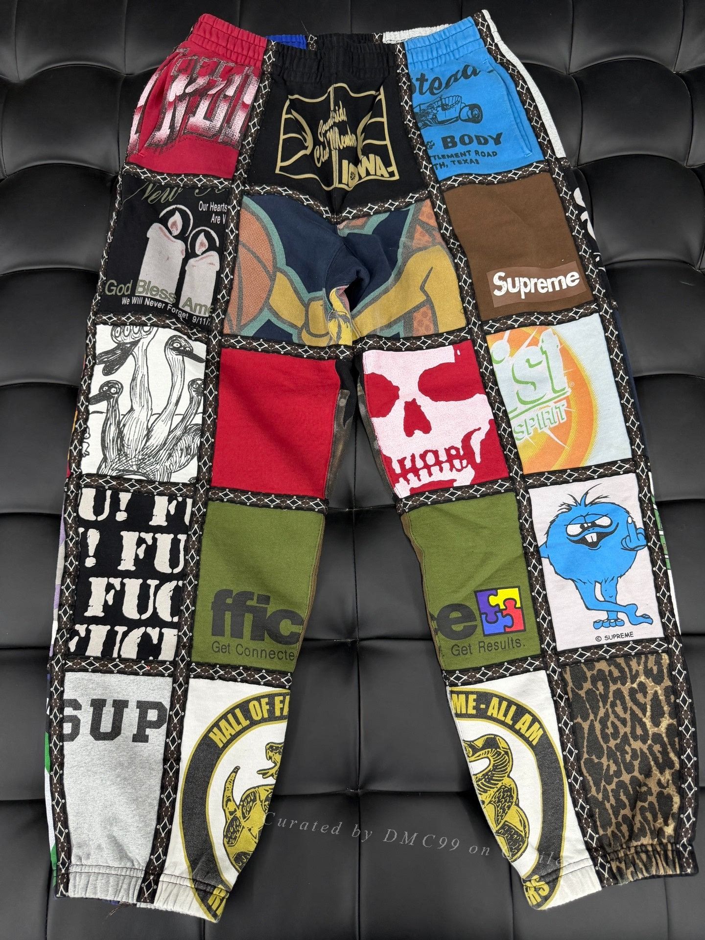 Supreme Supreme x Number (N)ine Patchwork Sweatpants Size US 28 / EU 44 - 1 Thumbnail