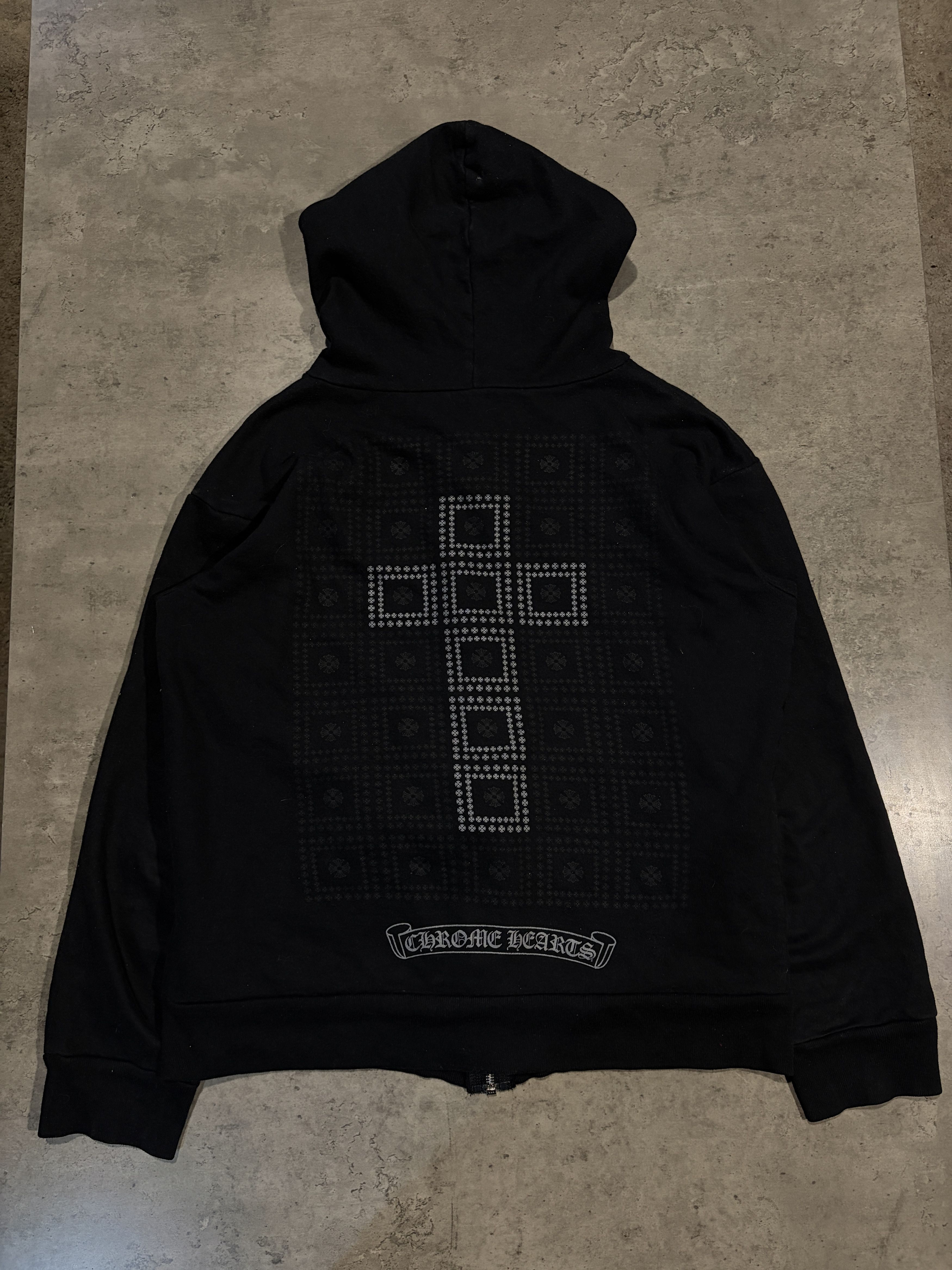 Chrome Hearts chrome hearts zip up hoodie cross Size US S / EU 44-46 / 1 - 6 Thumbnail
