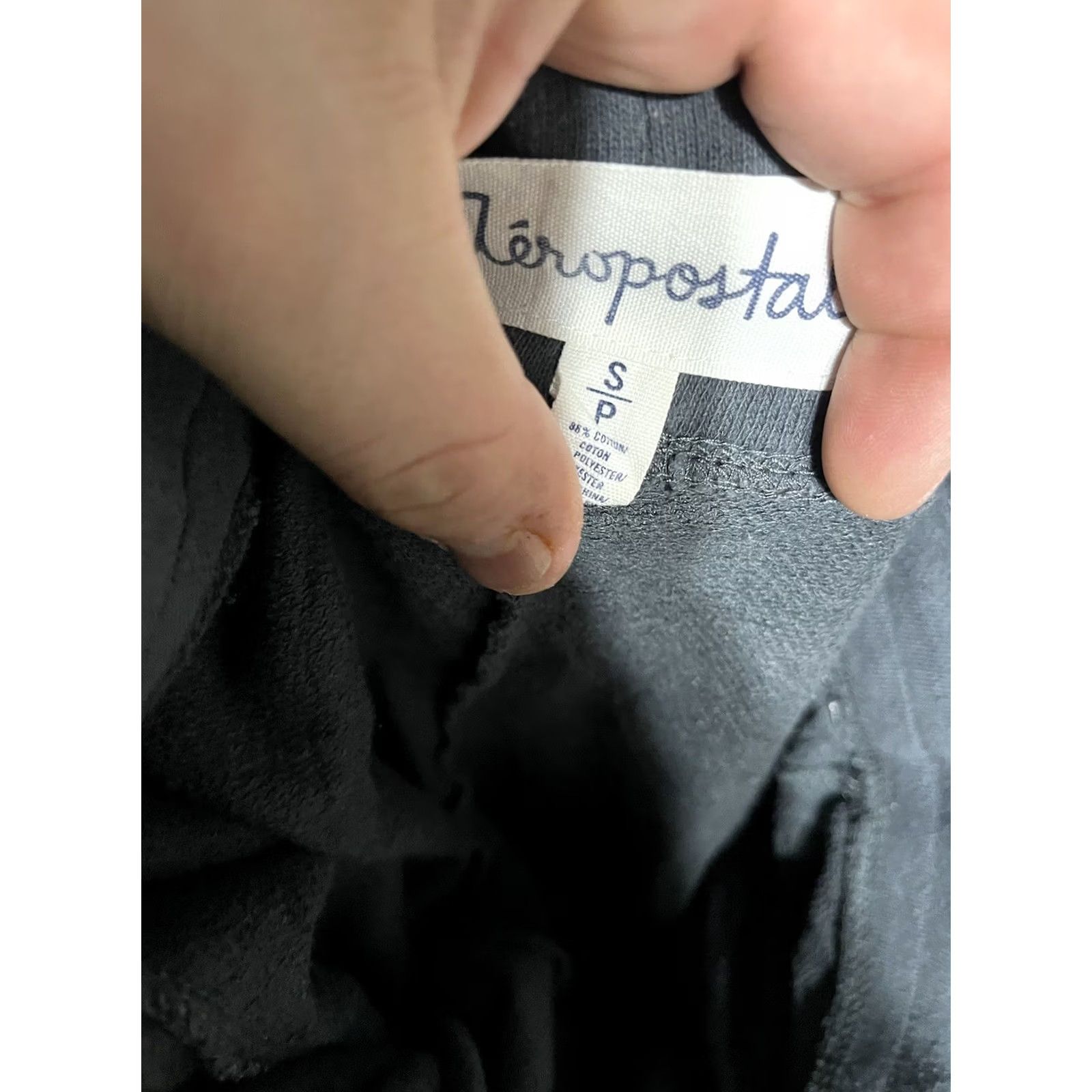 Vintage Aeropostale Sweatpants Women's Size Small Gray Drawstring Elastic Waist Size 28" / US 6 / IT 42 - 5 Thumbnail