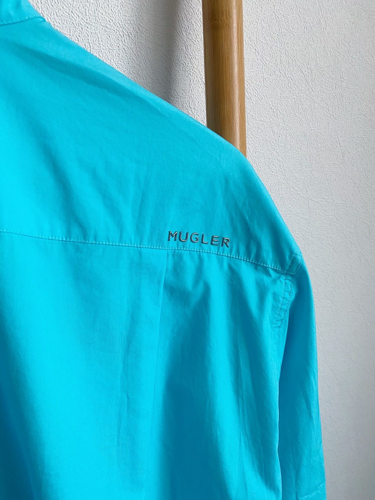 H&M × Mugler × Thierry Mugler Mugler x H&M Double-breasted Poplin Shirt Size М Size US M / EU 48-50 / 2 - 25 Thumbnail