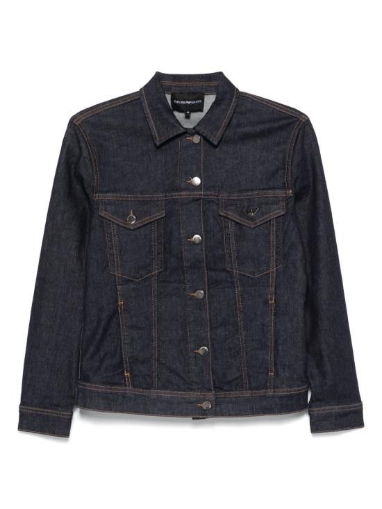 ジャケット EMPORIO ARMANI Woman Jacket Blue EW000644AF12639 UB092 Navy Blue Emporio Armani Jacket – MAYFEYR