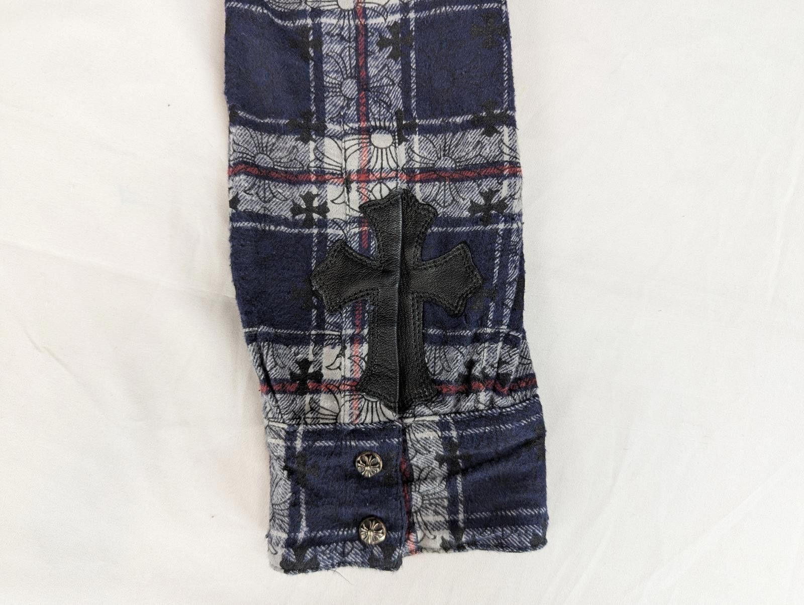 Chrome Hearts Chrome Hearts Loose Ends Flannel in Blue Size US L / EU 52-54 / 3 - 6 Thumbnail