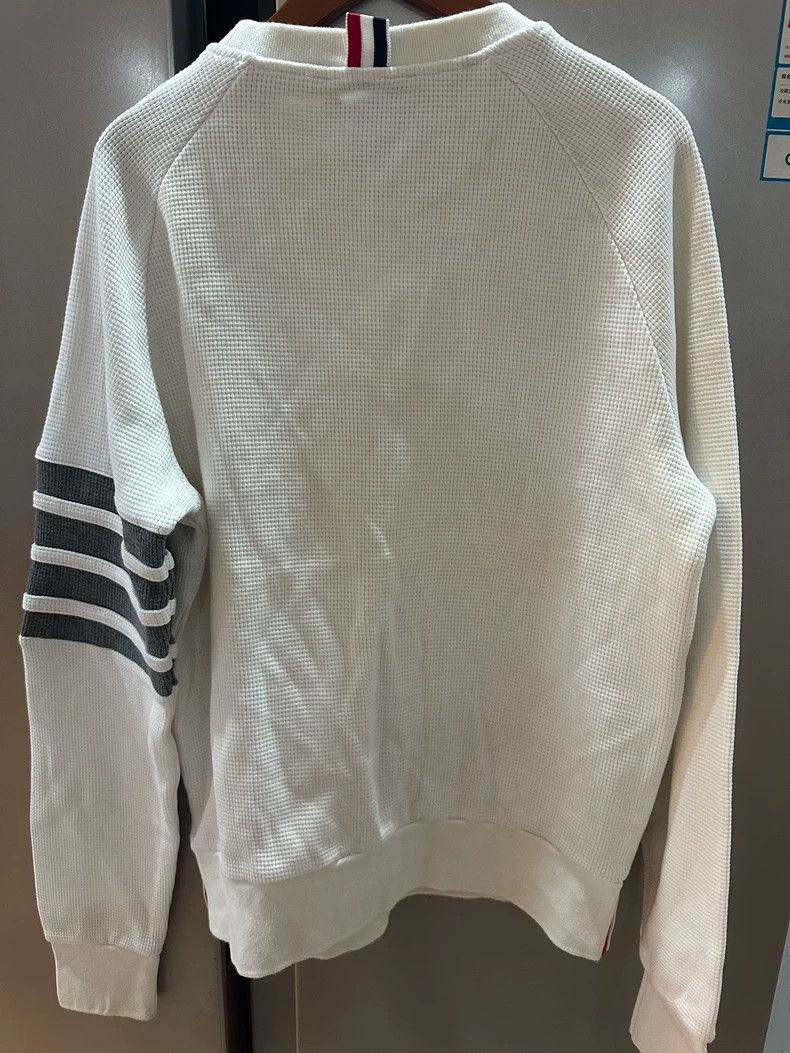 Thom Browne Thom browne Classic four-striped waffe sweatshirt 2503-Next Size US S / EU 44-46 / 1 - 4 Thumbnail