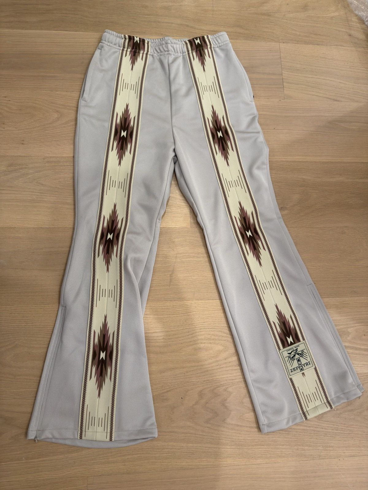 Kapital Kapital Jersey Kochi Track Pants Beige Zephyr Size US 34 / EU 50 - 2 Thumbnail